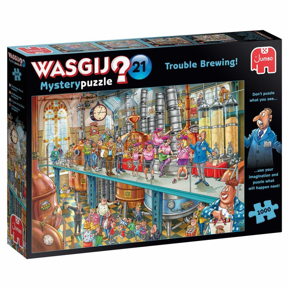 Jumbo Spiele Puzzle Wasgij Mystery 21 Ärger bahnt sich an! 1000 Teile, 1000 Puzzleteile
