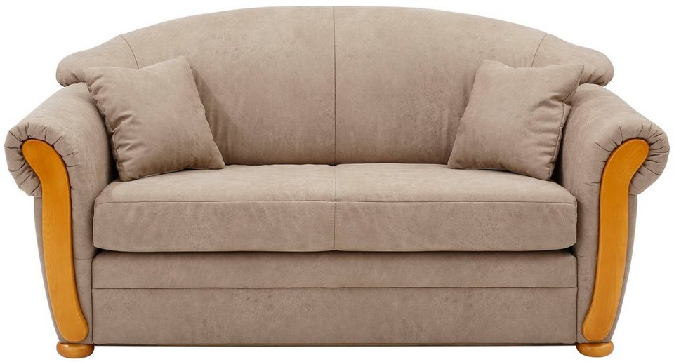 Home affaire Schlafsofa »Borrello«, inkl. Matratze und klappbaren Metallgestell, Liegefläche 150/207 cm