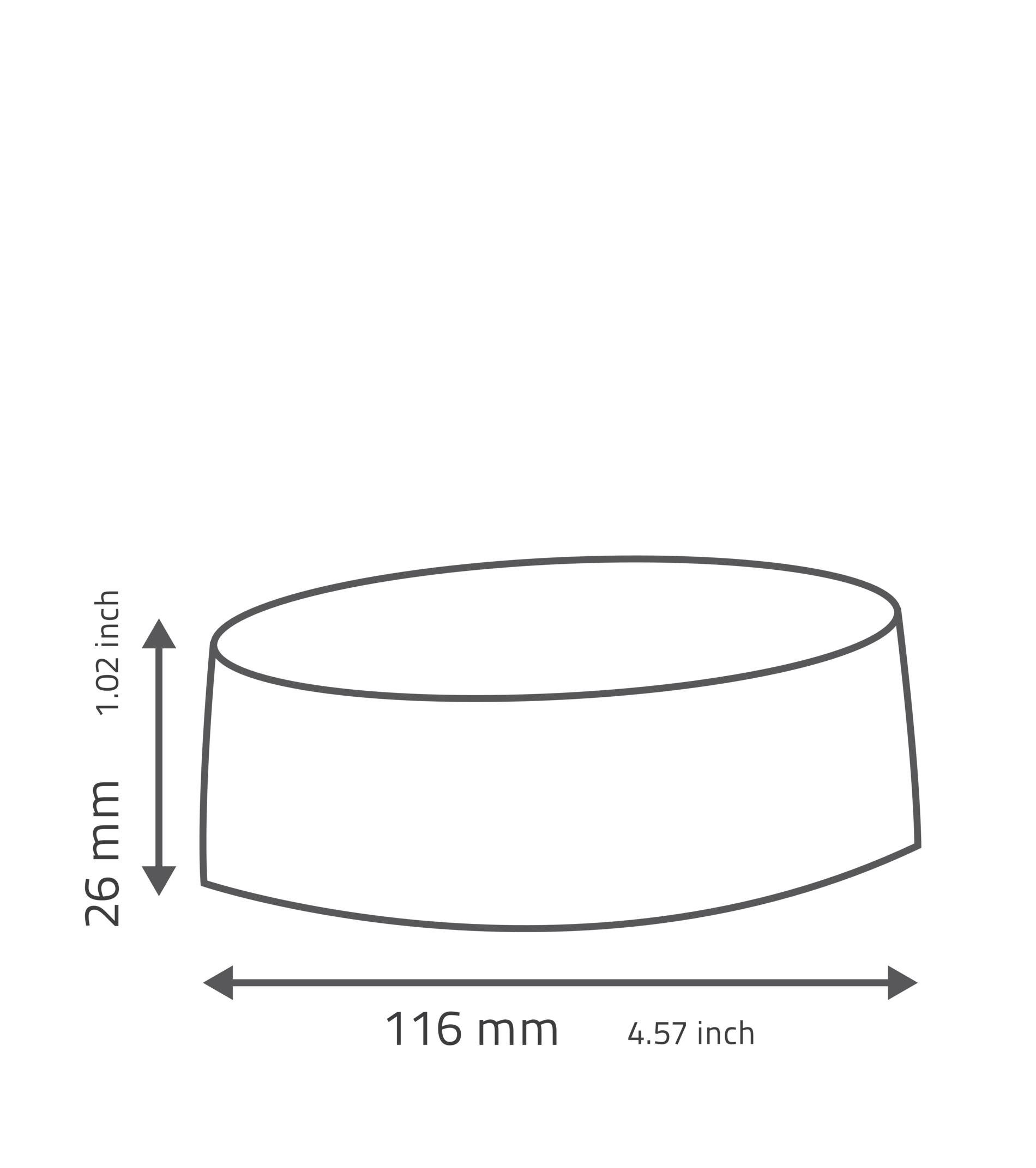 Ridder Seifenschale Brick grau, Breite: 11.3 cm