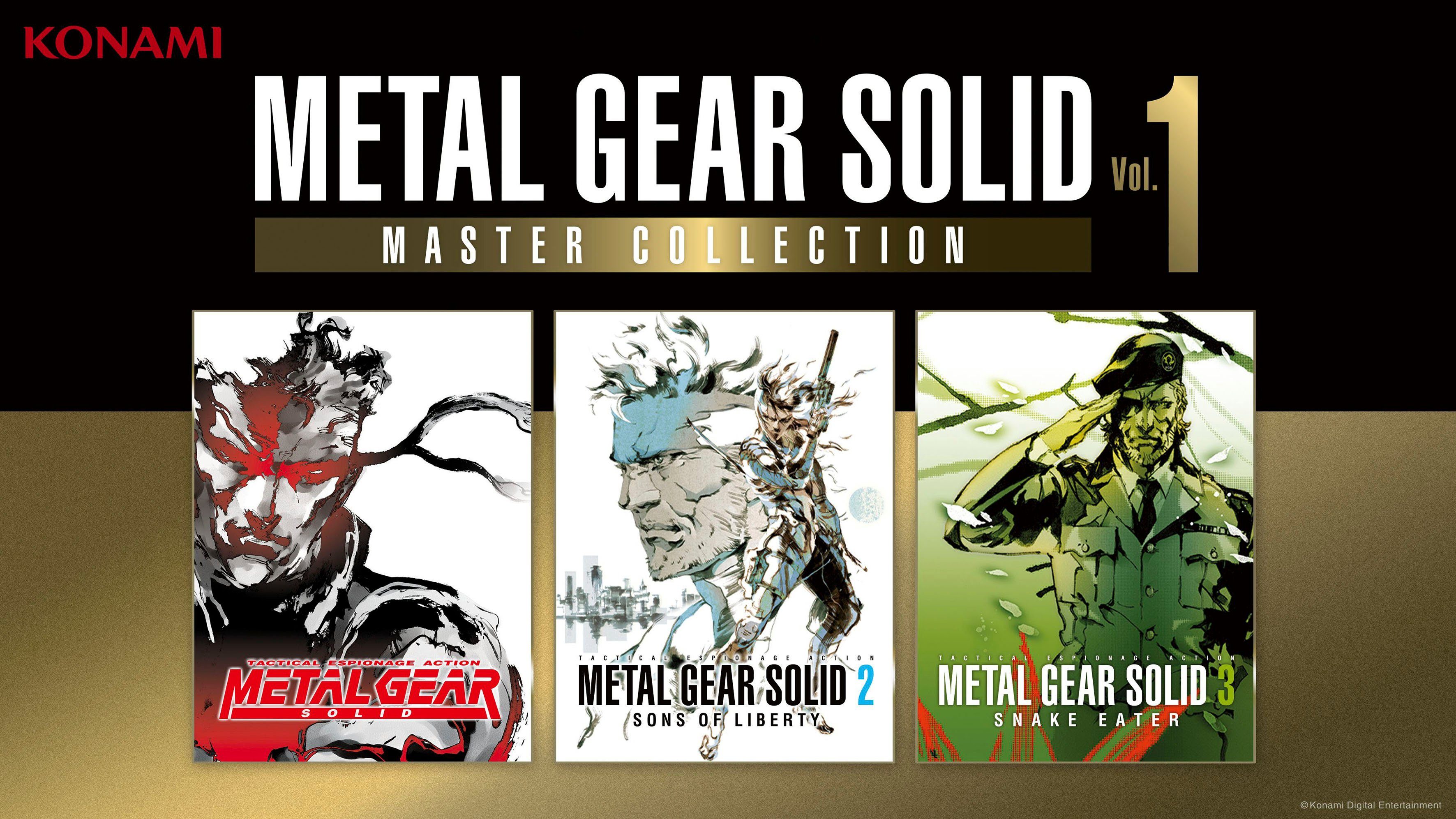 1 Collection Nintendo Konami Master Vol. Solid Gear Metal Switch
