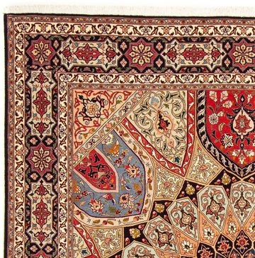 Orientteppich Perser - Täbriz - Royal - 250 x 204 cm - mehrfarbig, morgenland, rechteckig, Höhe: 7 mm, Wohnzimmer, Handgeknüpft, Einzelstück mit Zertifikat