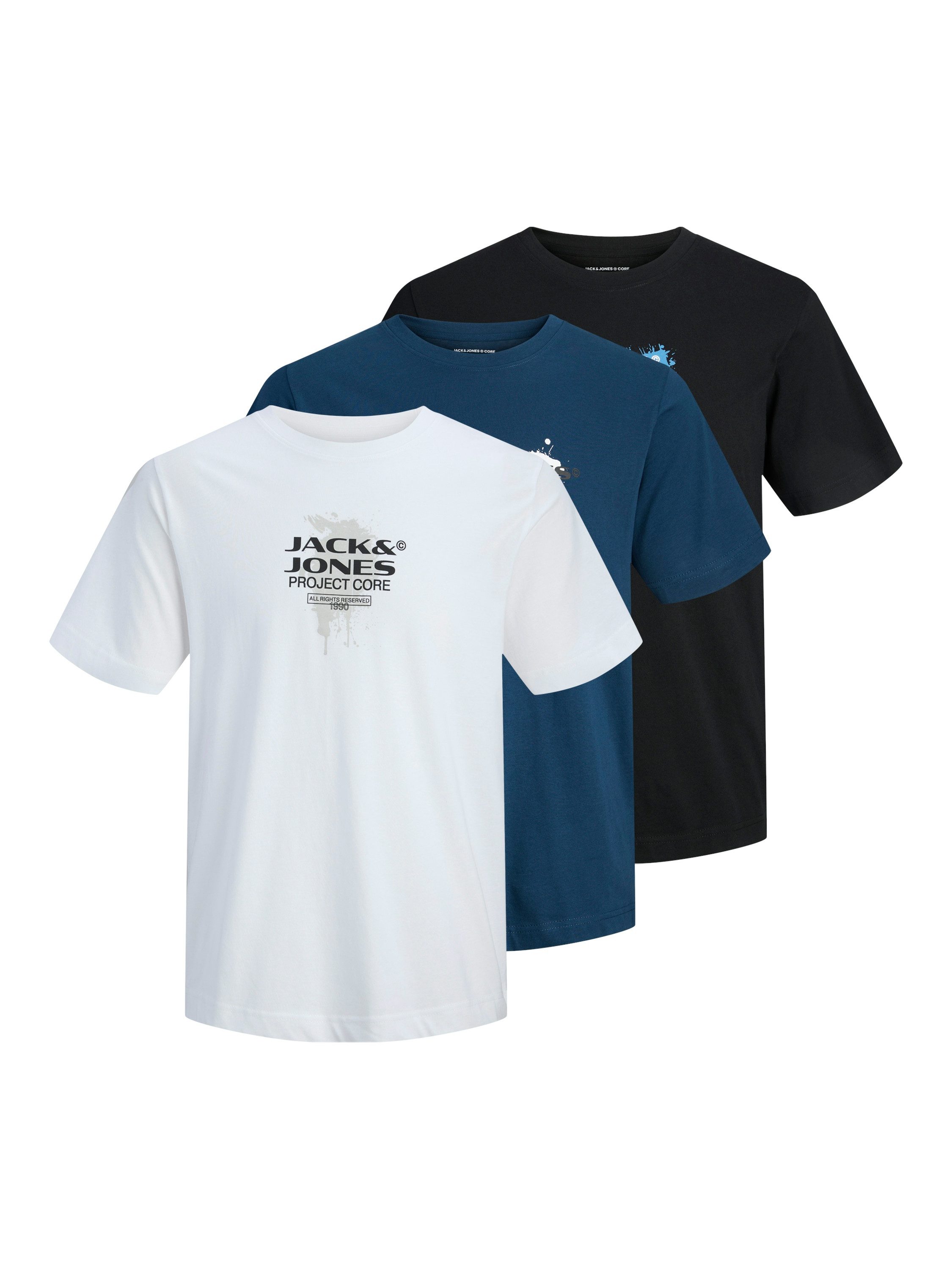 Jack & Jones Rundhalsshirt JCOCONDOR TEE SS CREW NECK 3PK MP (Packung, 3-tl günstig online kaufen