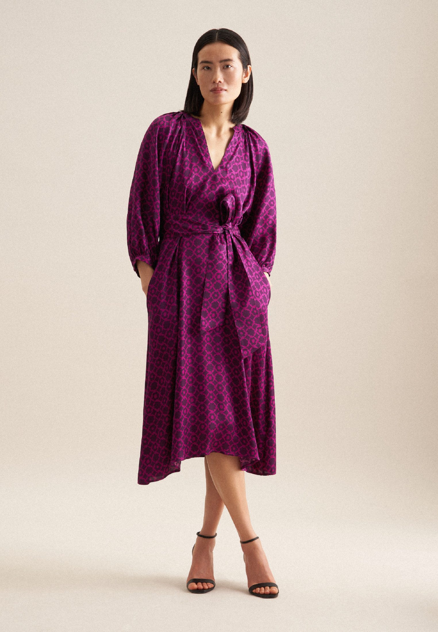 Sommerkleid Schwarze Rose