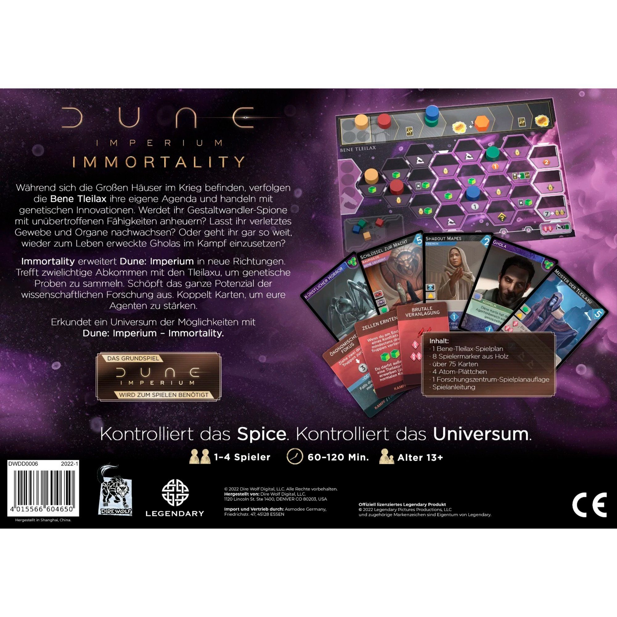 Asmodee Spiel Asmodee Dune: Imperium - Immortality, Brettspiel