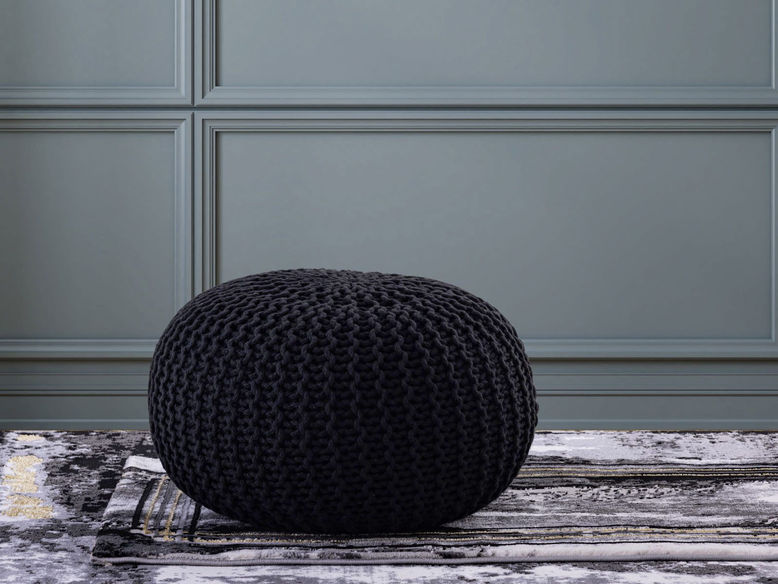 Amagohome Gartenlounge-Hocker PREMIUM Sitzhocker Pouf ø günstig online kaufen
