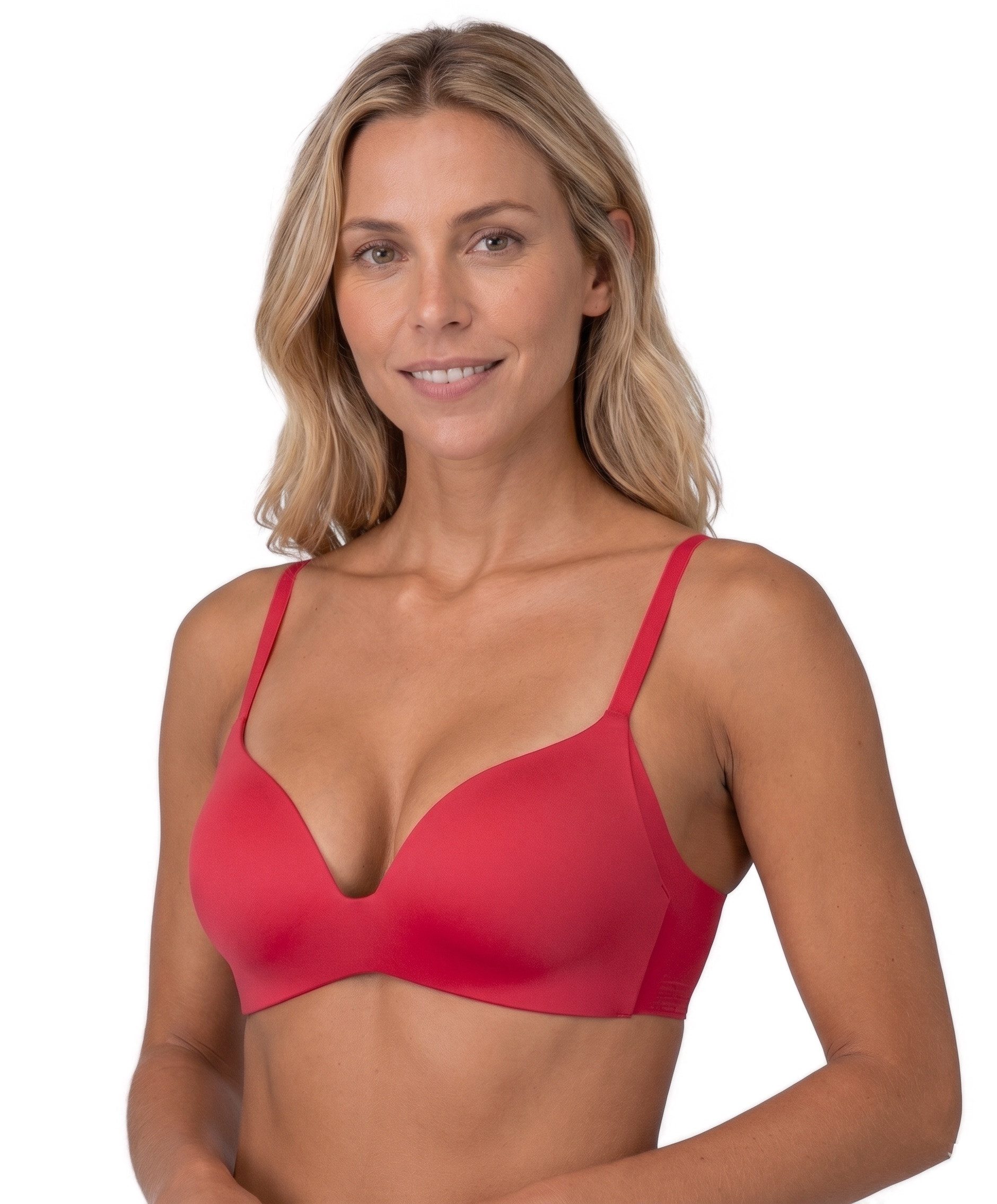 Royal Lounge Intimates Bügelloser BH Royal Delite Unsichtbar, für eine schlanke Silhouette. Scarlet Red