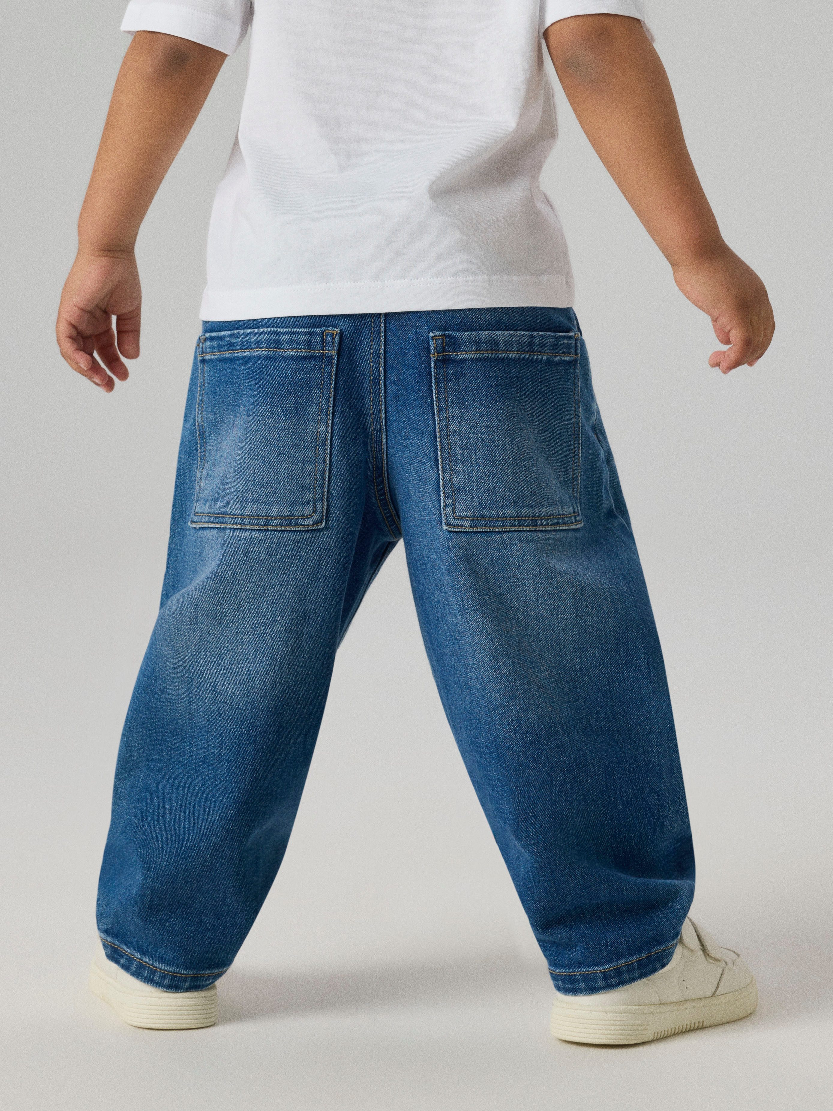 Name It Weite Jeans NMMBEN BARREL JEANS 8720-OM NOOS Baumwollmischung, barrel fit