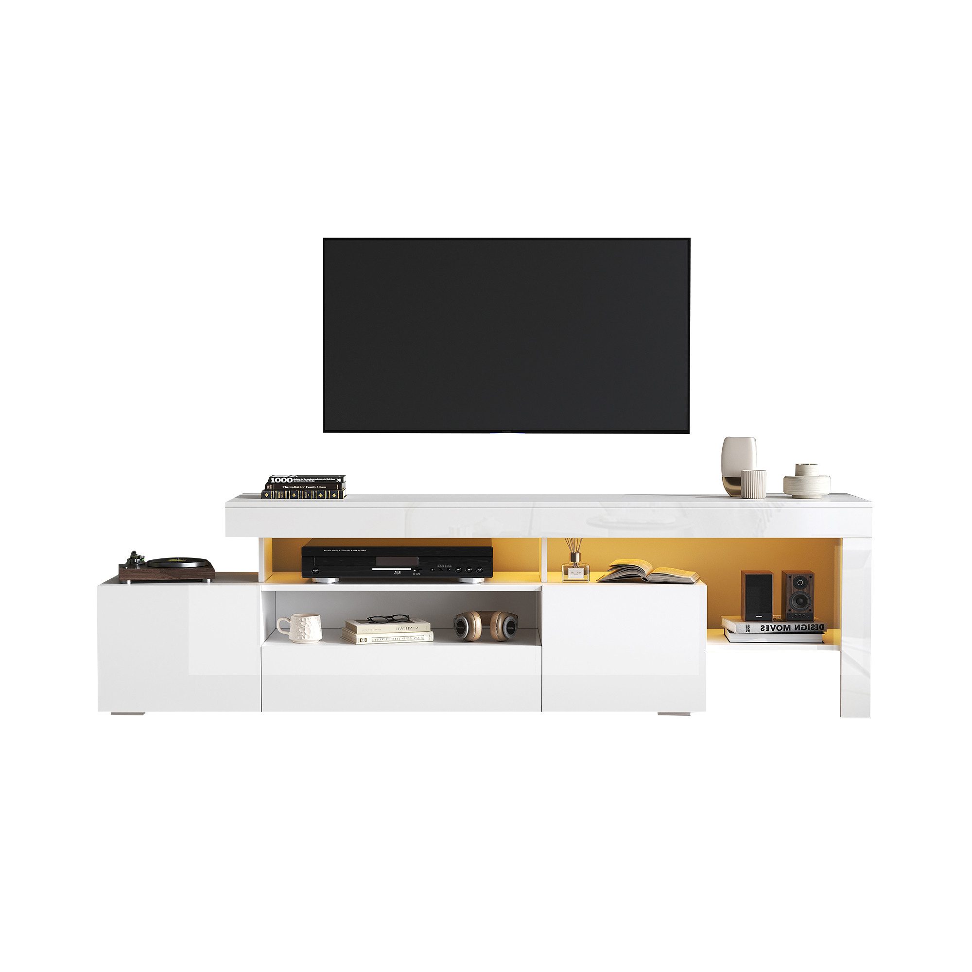 KLAM HOME Lowboard 192*37*53cm TV schrank günstig online kaufen