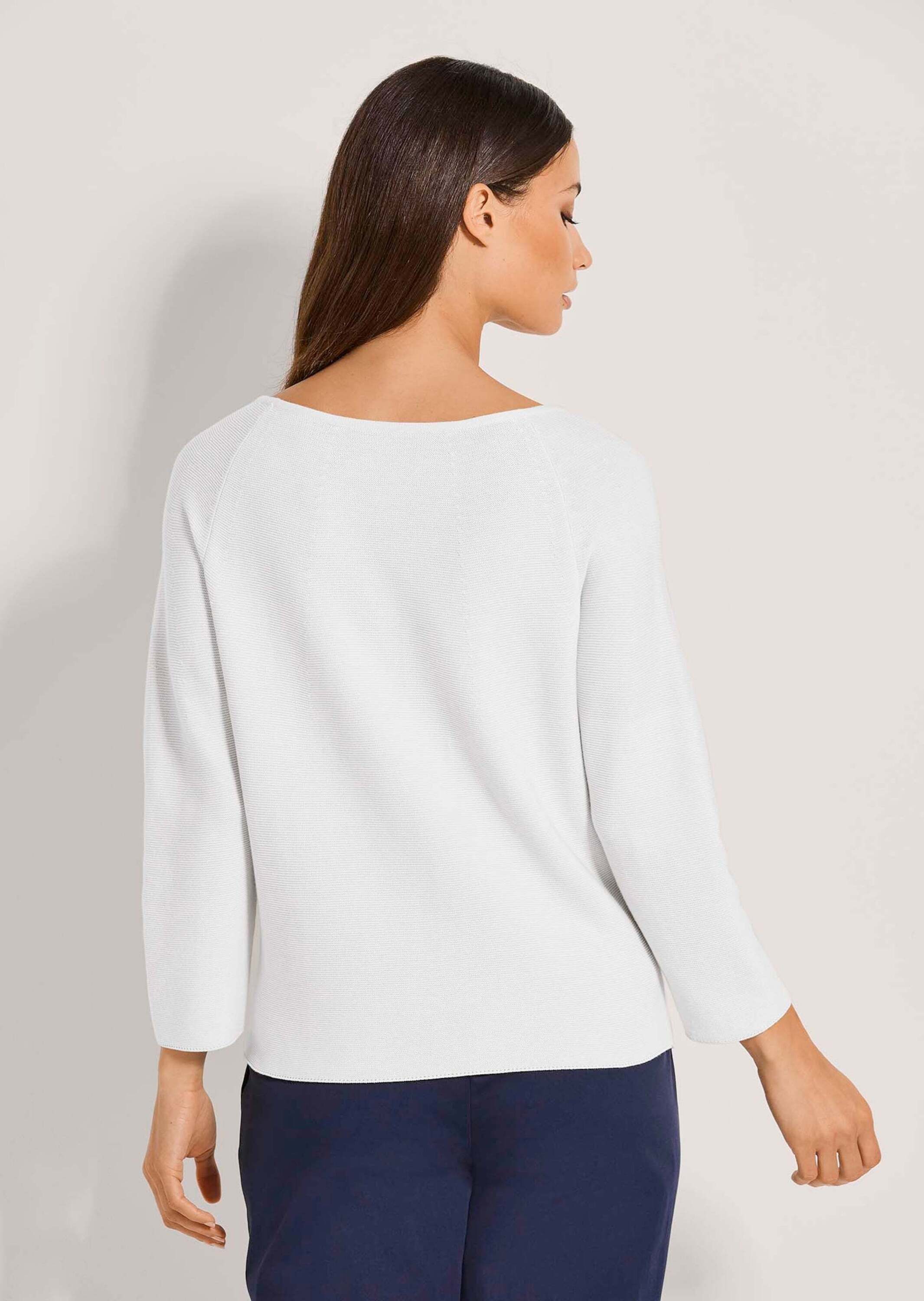 MADELEINE Strickpullover Pullover in modischer Kurzform