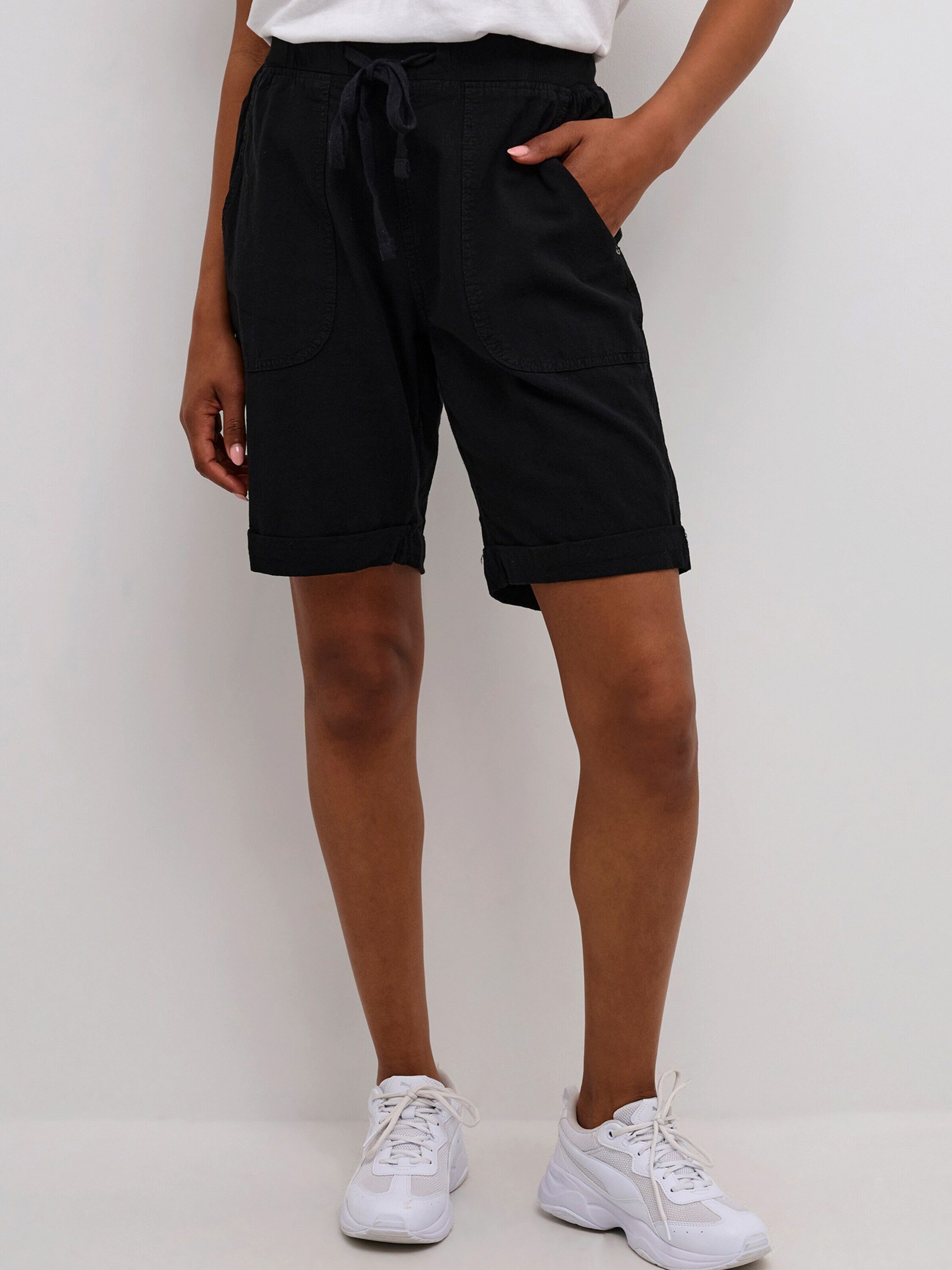 KAFFE Shorts KAnaya (1-tlg) Plain/ohne Details