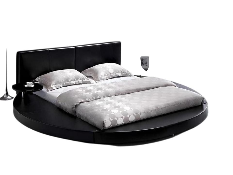 JVmoebel Kinderbett Schwarzes Designer Doppelbett mit luxuriöser Polsterung (1-tlg., Bett), Made in Europe