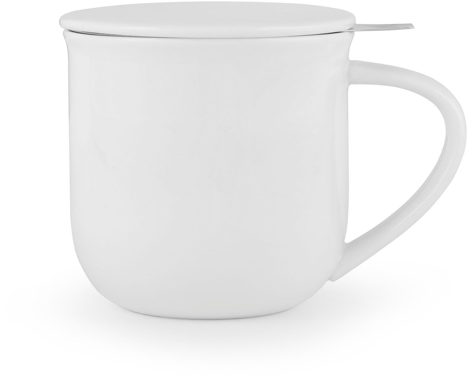 Viva Tasse Eva, Edelstahl, Porzellan, mit Teesieb und Deckel, 350 ml