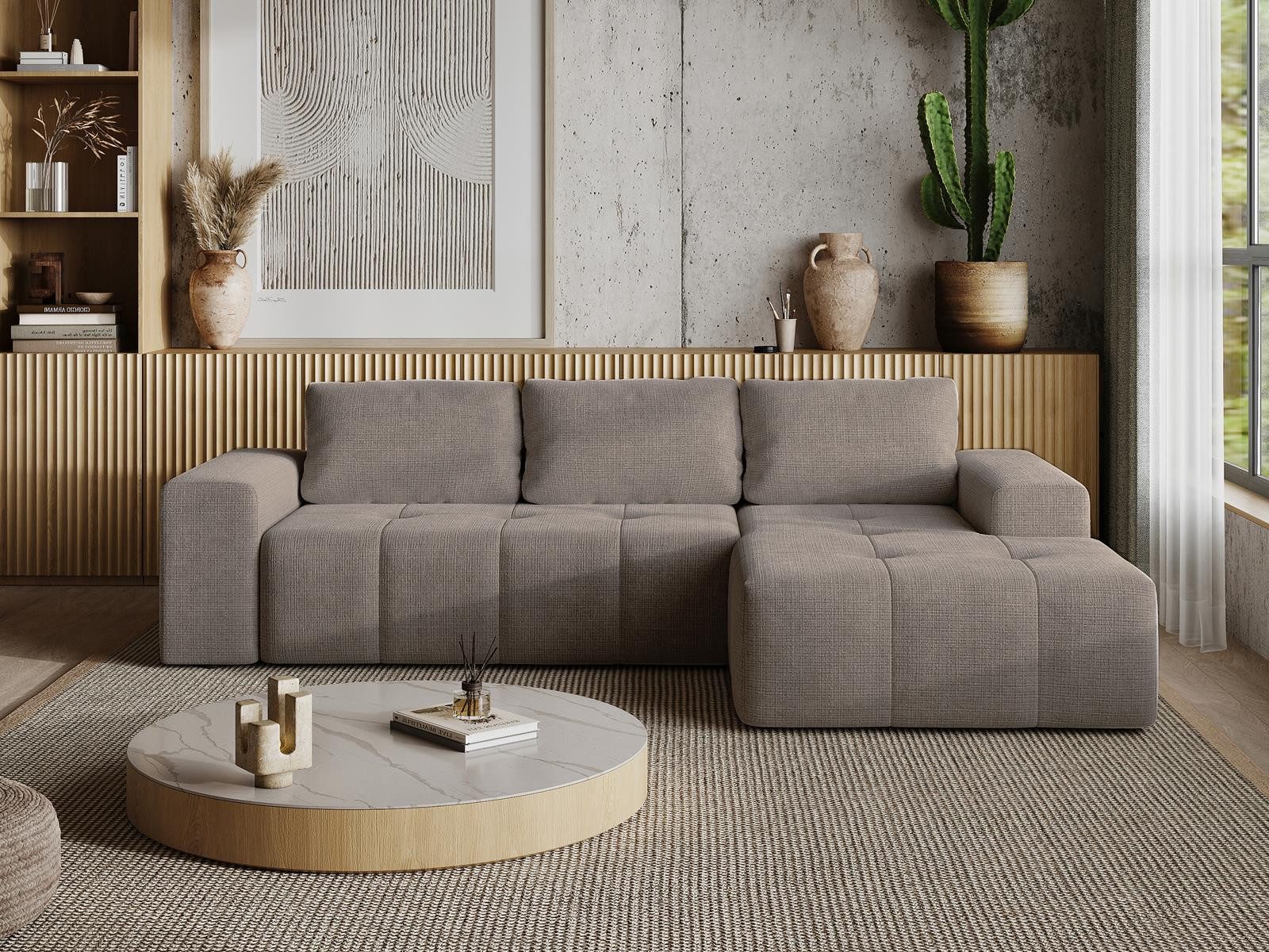 Compleo Ecksofa L form, Modern Couch, günstig online kaufen