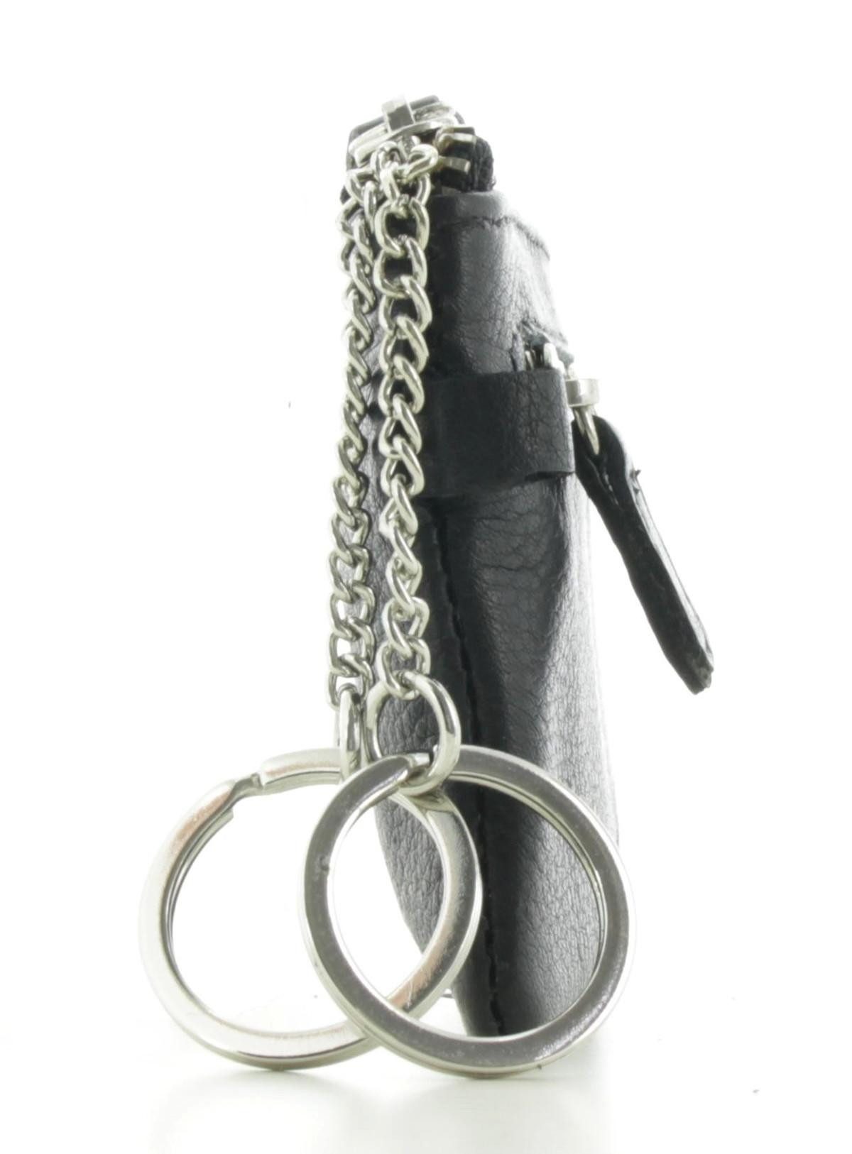 Prato Geldbörse Prato Unisex Münzbörse Schlüsseletui Schlüsseltasche Minibörse Leder, gute Aufteilung