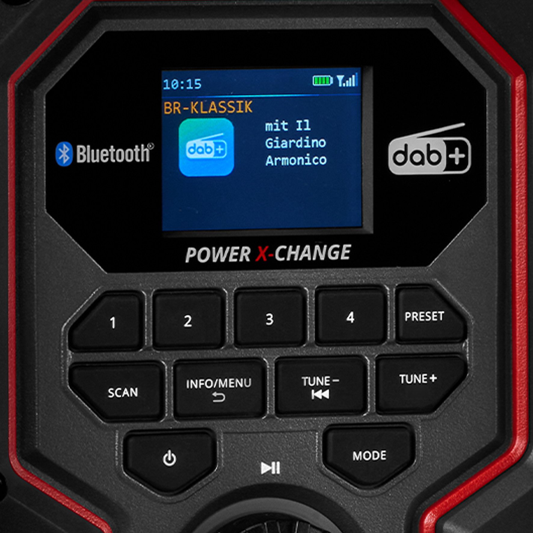 Einhell TE-CR 18 Li DAB+/FM/BT - Solo Baustellenradio (Digitalradio (DAB), FM-Tuner mit RDS, 10 W, ohne Akku) – Bild 5 von 5