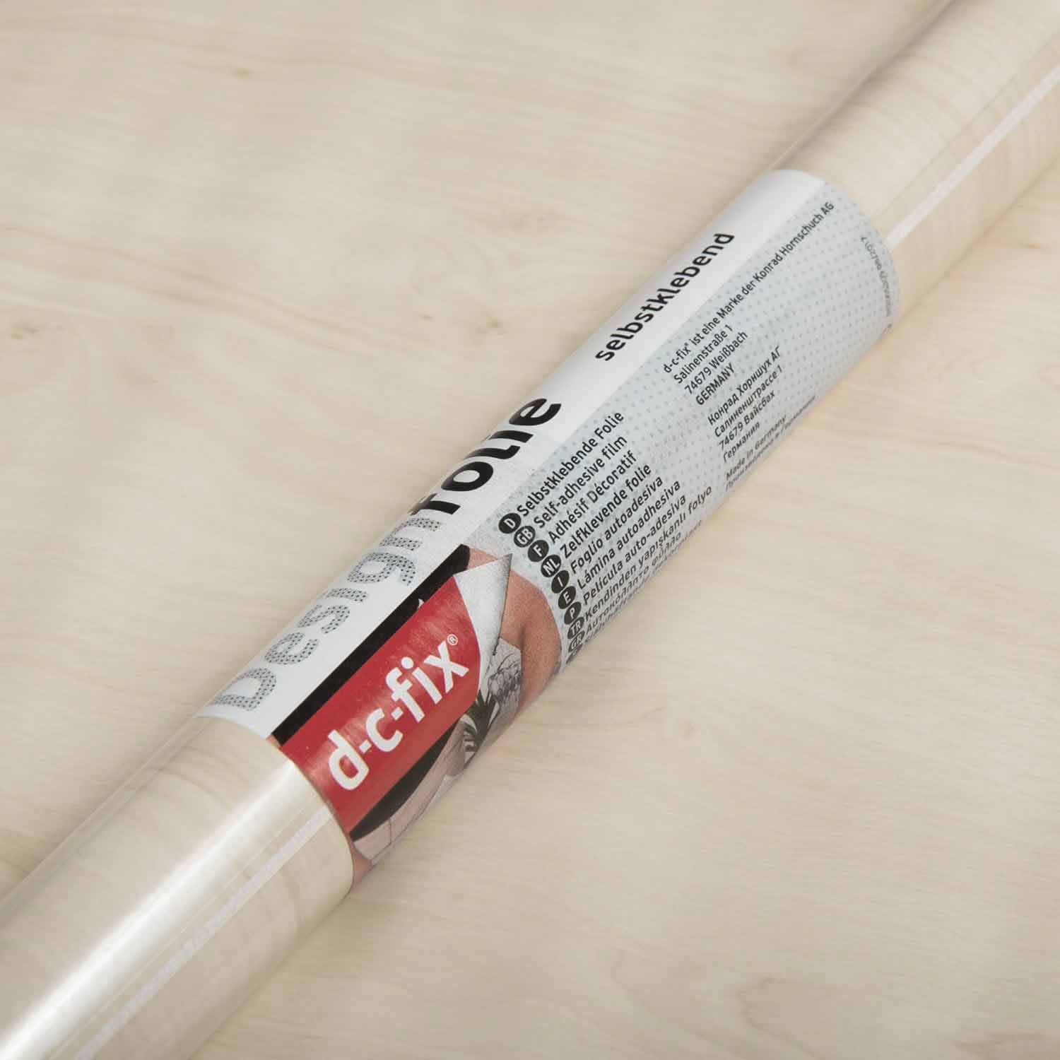 d-c-fix Möbelfolie Birke - selbstklebende Dekofolie Holzoptik Klebefolie Möbel Küche, Designfolie - zuschneidbar, abwaschbar und rückstandslos entfernbar – Bild 5 von 5