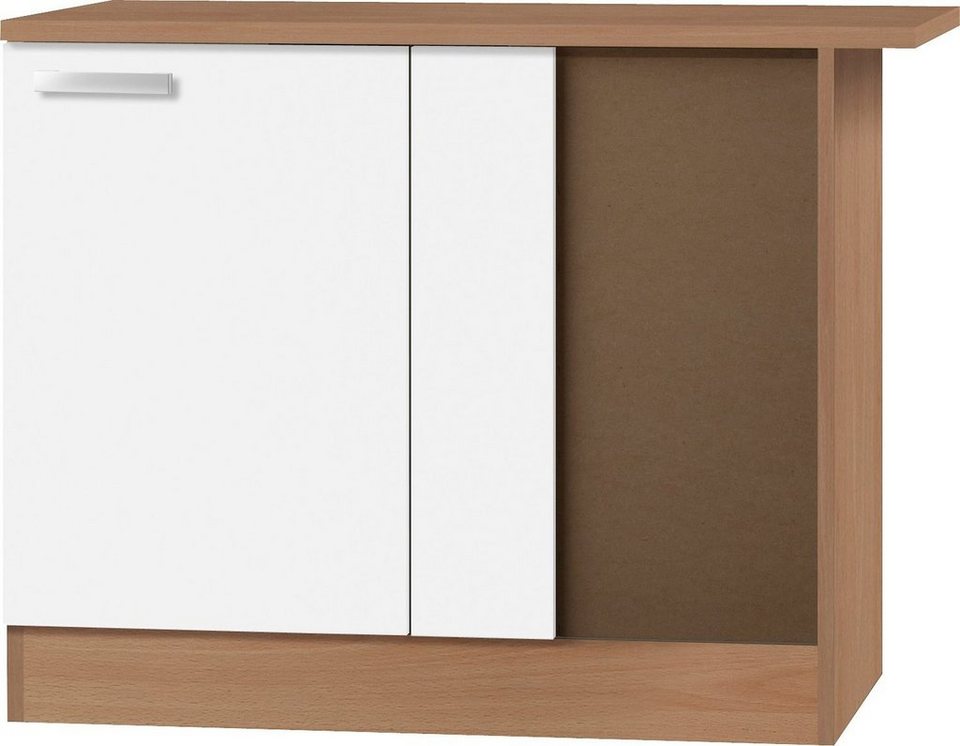 OPTIFIT Eckunterschrank Odense 100 cm breit, mit 110 cm breiter  Arbeitsplatte