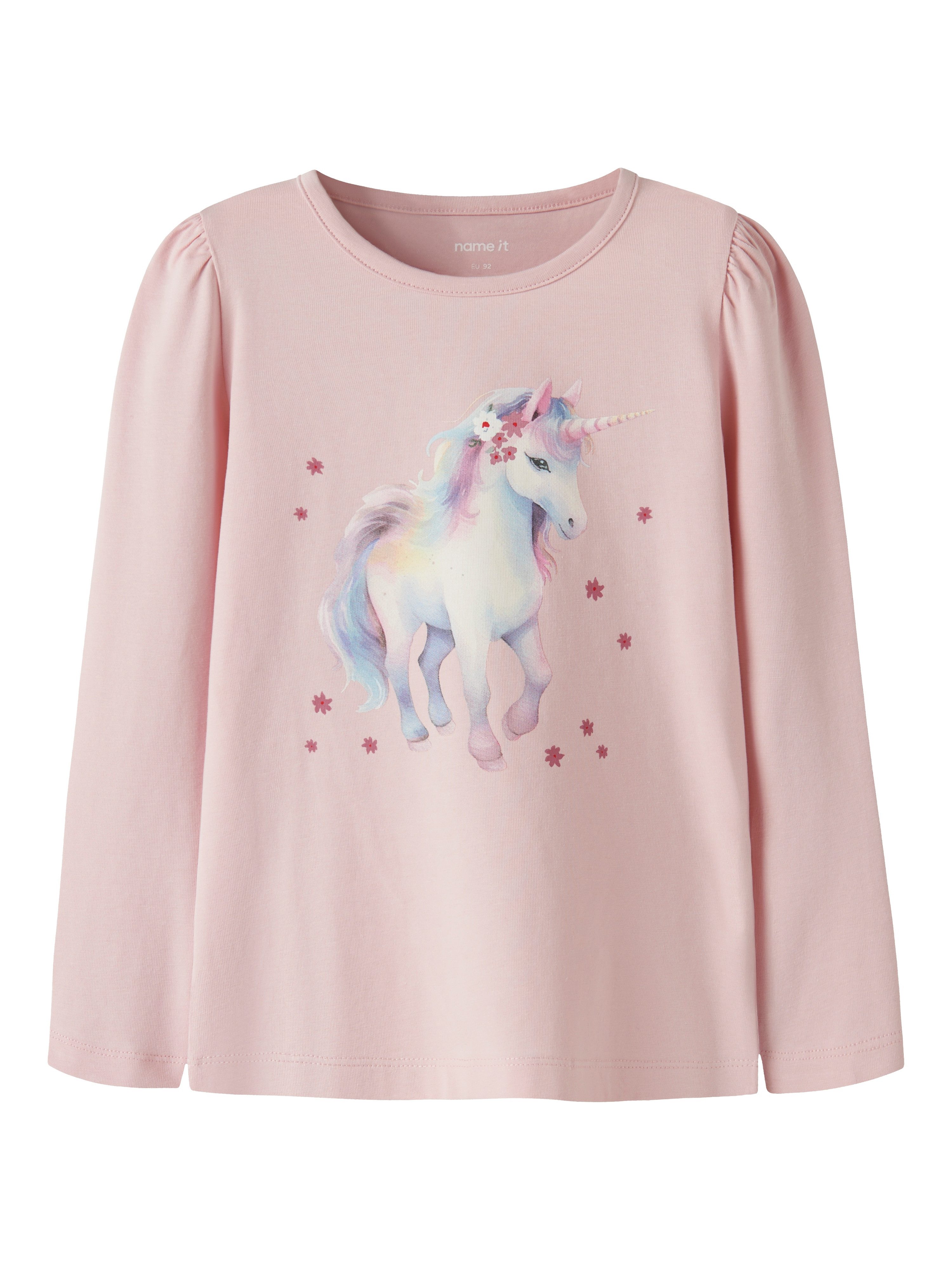 Name It Langarmshirt NMFKIMIA LS TOP BOX Baumwollmischung, regular fit