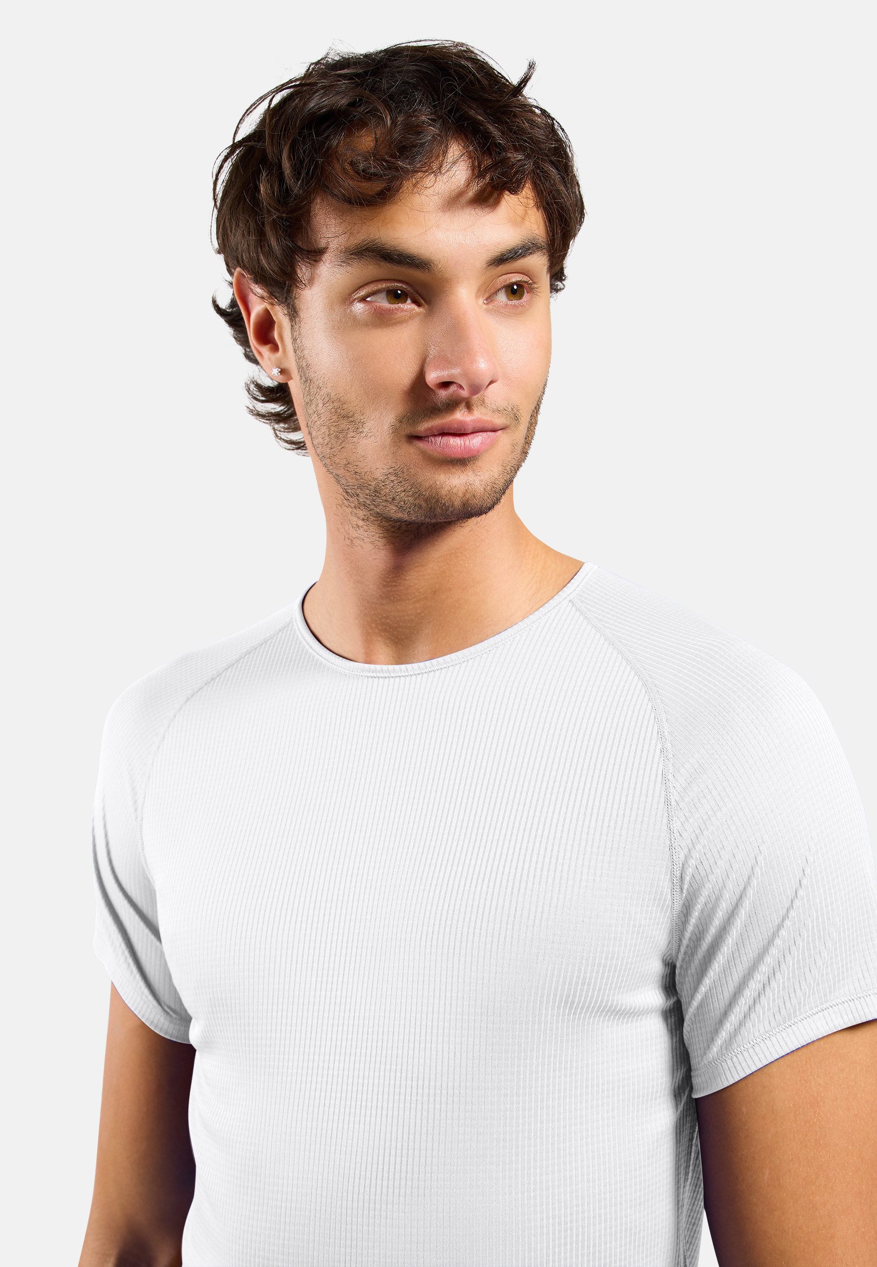 Odlo Funktionsshirt BL TOP crew neck s/s-ACTIVE LIGHT mit Rundhalsausschnitt, Kurzarm-Design, atmungsaktiv
