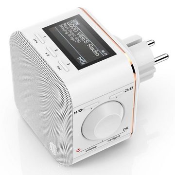 Hama Steckdosenradio, DAB Radio f. Steckdose, Bluetooth/FM DR40BT-PlugIn Digitalradio (DAB)