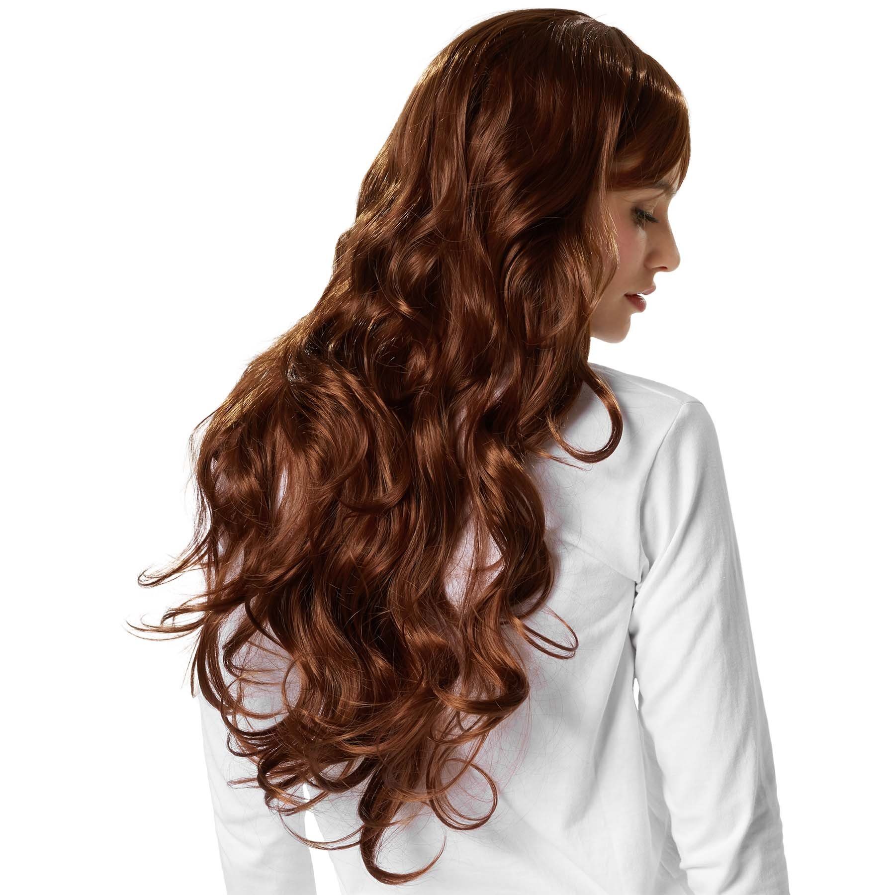 dressforfun Kostüm-Perücke Perücke Lange Haare Locken