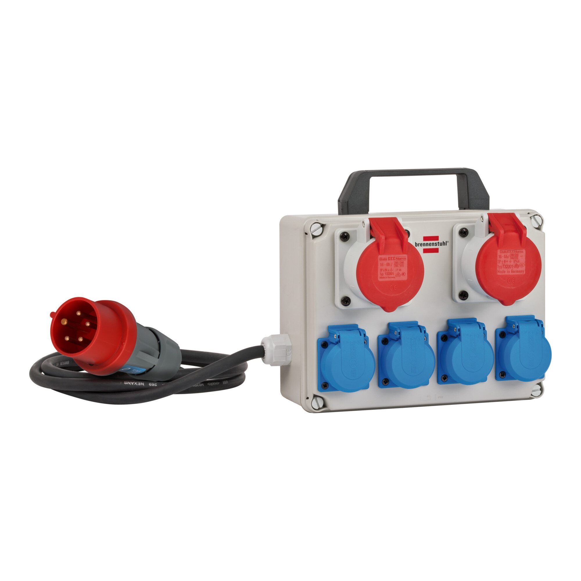 Brennenstuhl Kabelbox Kompakter Kleinstromverteiler BKV 2/4 T IP44