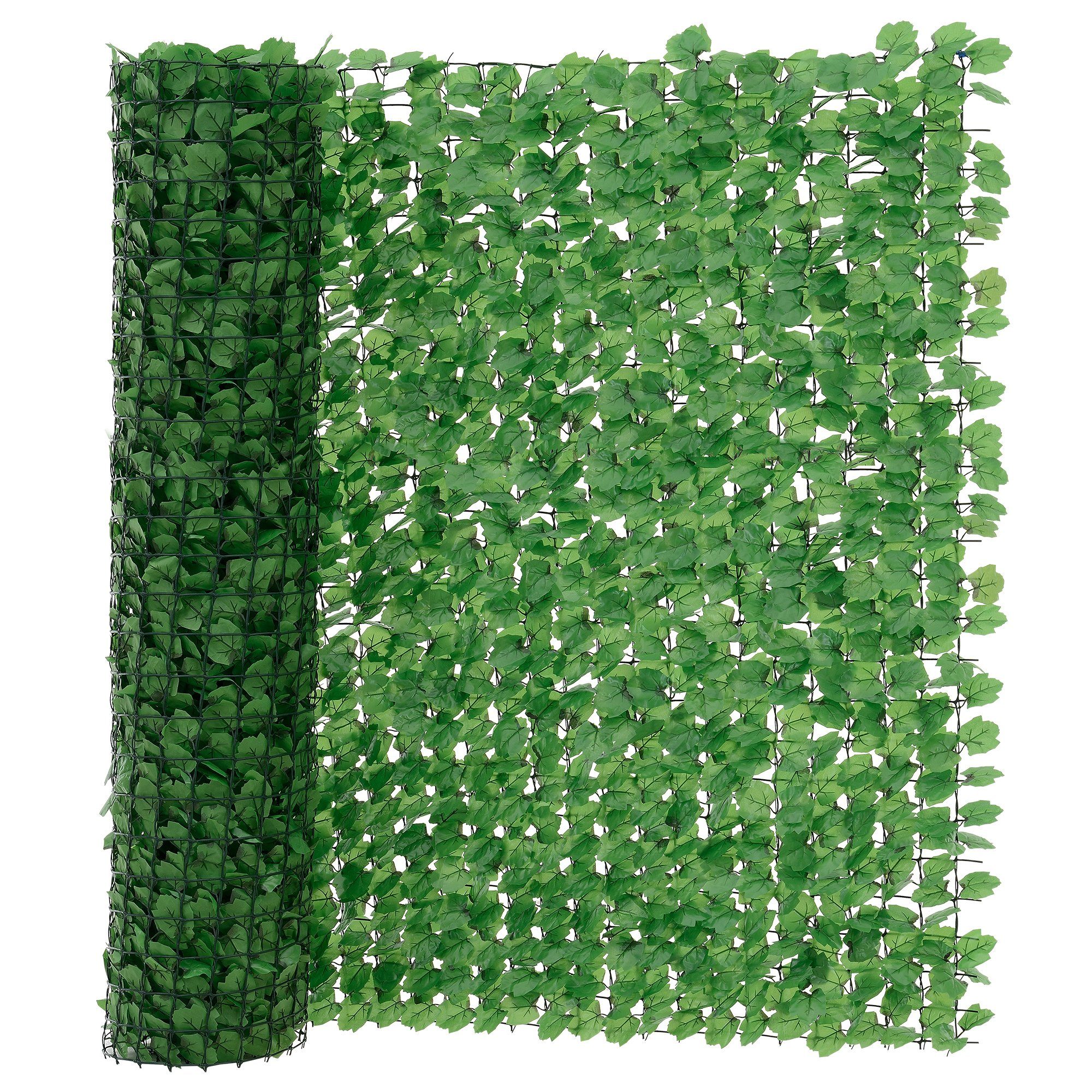 neu.haus Sichtschutzzug, Blätterzaun »Efeu« 300x150cm Grün Sichtschutzzaun