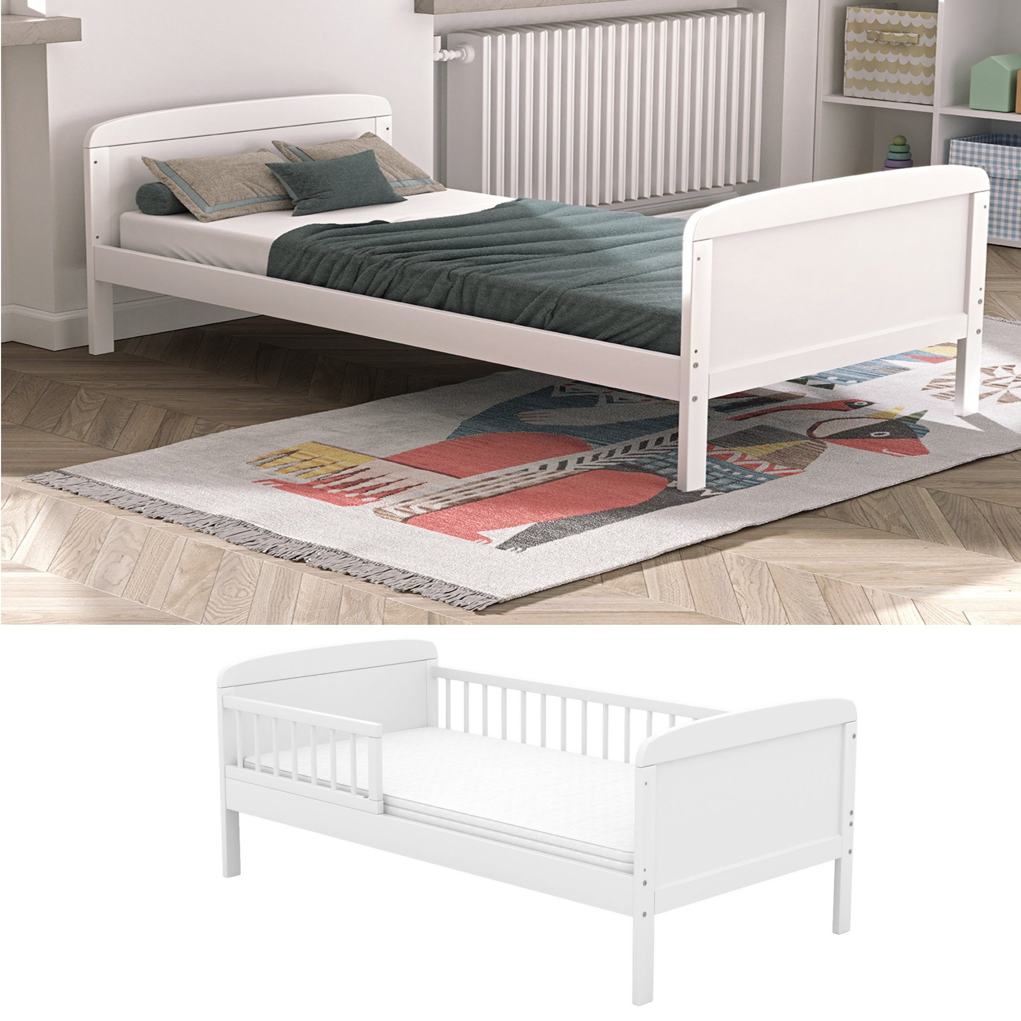 Baby-Delux Kinderbett Luca, Kinderbett Gitterbett 140x70 günstig online kaufen