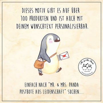 Mr. & Mrs. Panda Mauspad Postbote Leidenschaft - Schwarz - Geschenk, für dich, Briefträger, PC (1-St), Rutschfest