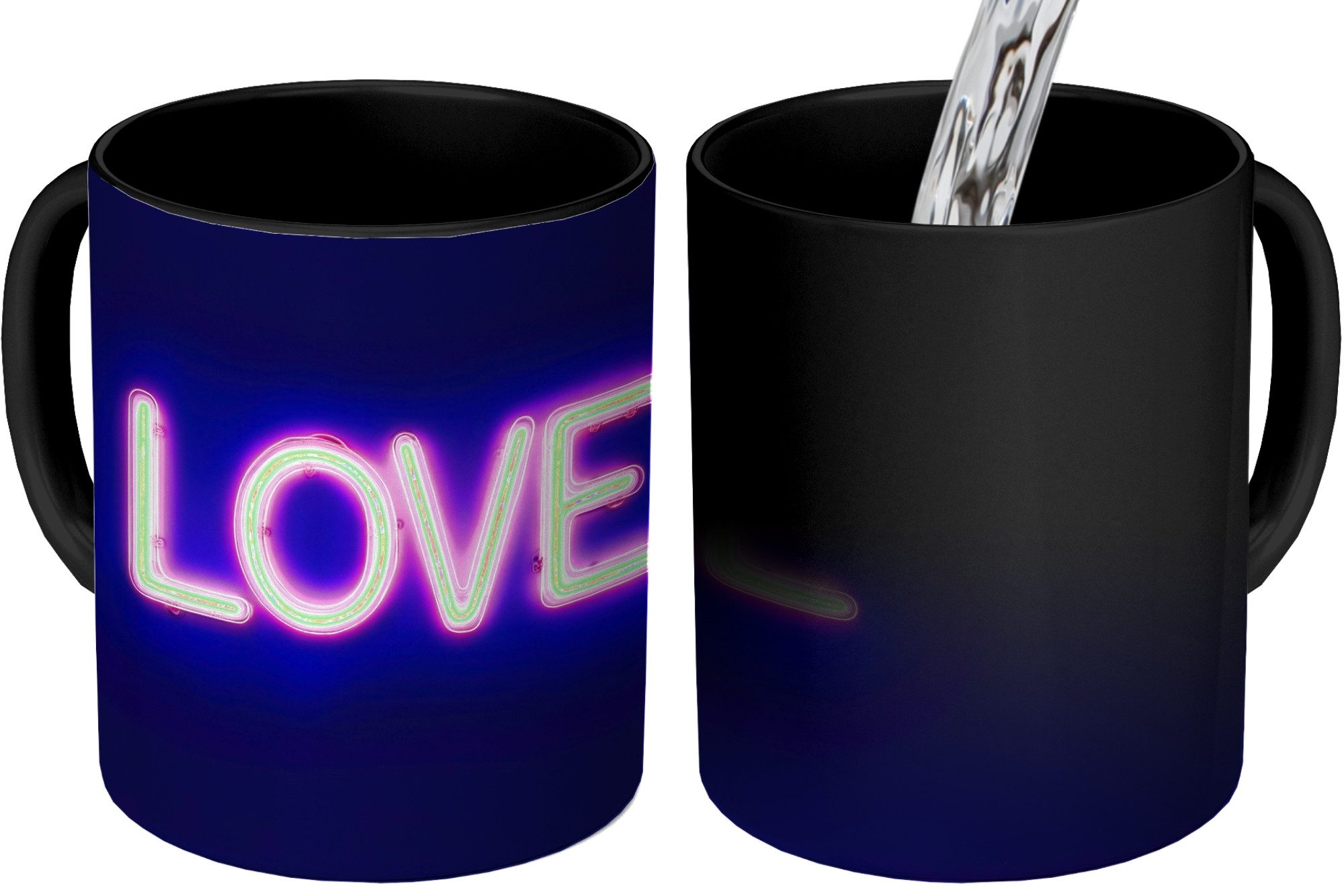 Tasse Neon - Liebe - Valentinstag