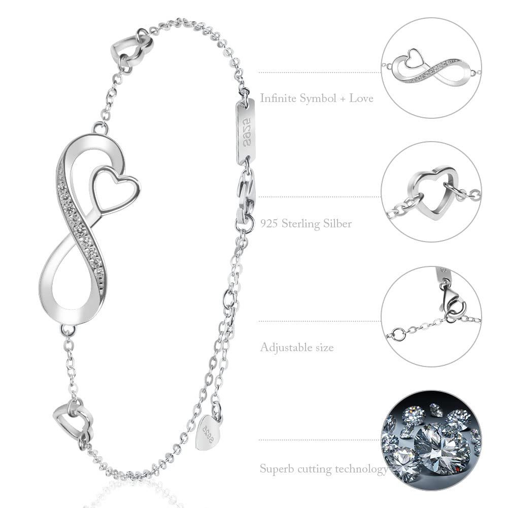 RWEUOQ Armband 925 Sterling Silber Damen günstig online kaufen