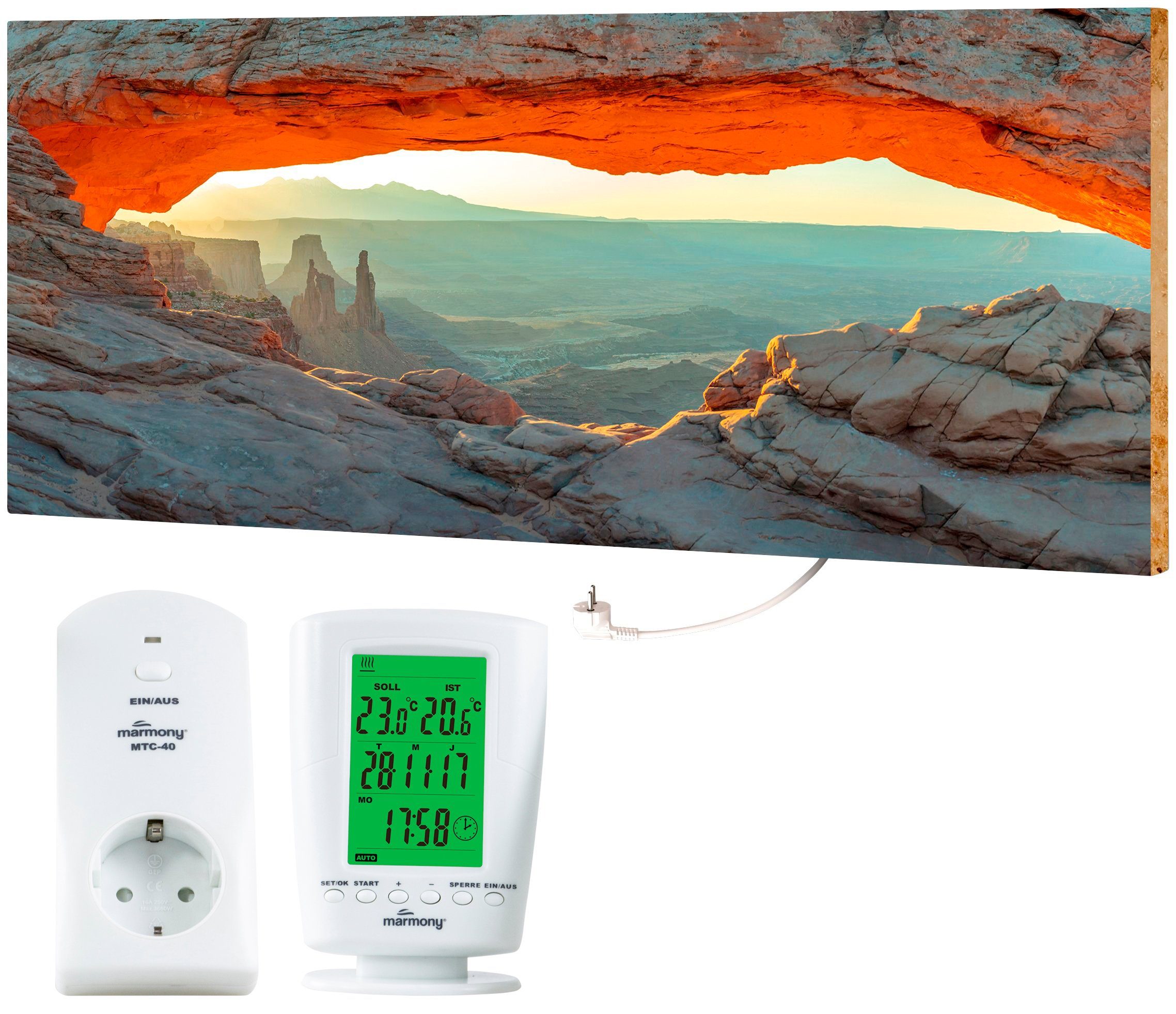 Marmony Infrarotheizung MOTIV-Heizkörper "Mountain Views", 800 günstig online kaufen