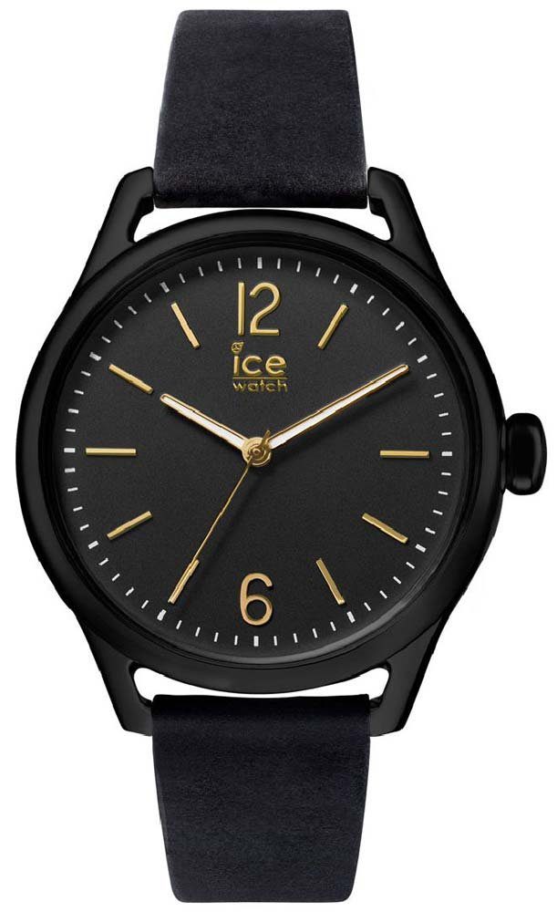 Quarzuhr Ice Time Black Gold - Schwarz