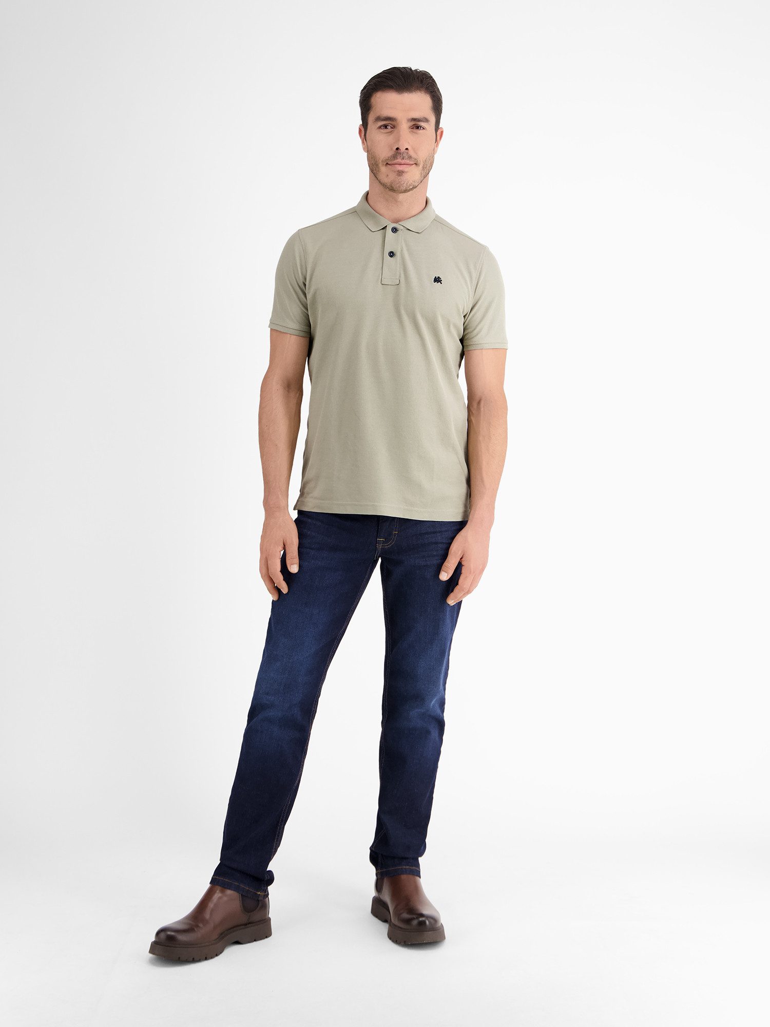 LERROS Poloshirt COOL & DRY mit Logo-Stickerei – Bild 4 von 5