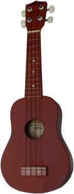 Clifton Ukulele Sopran Ukulele mit Buch und CD, braun