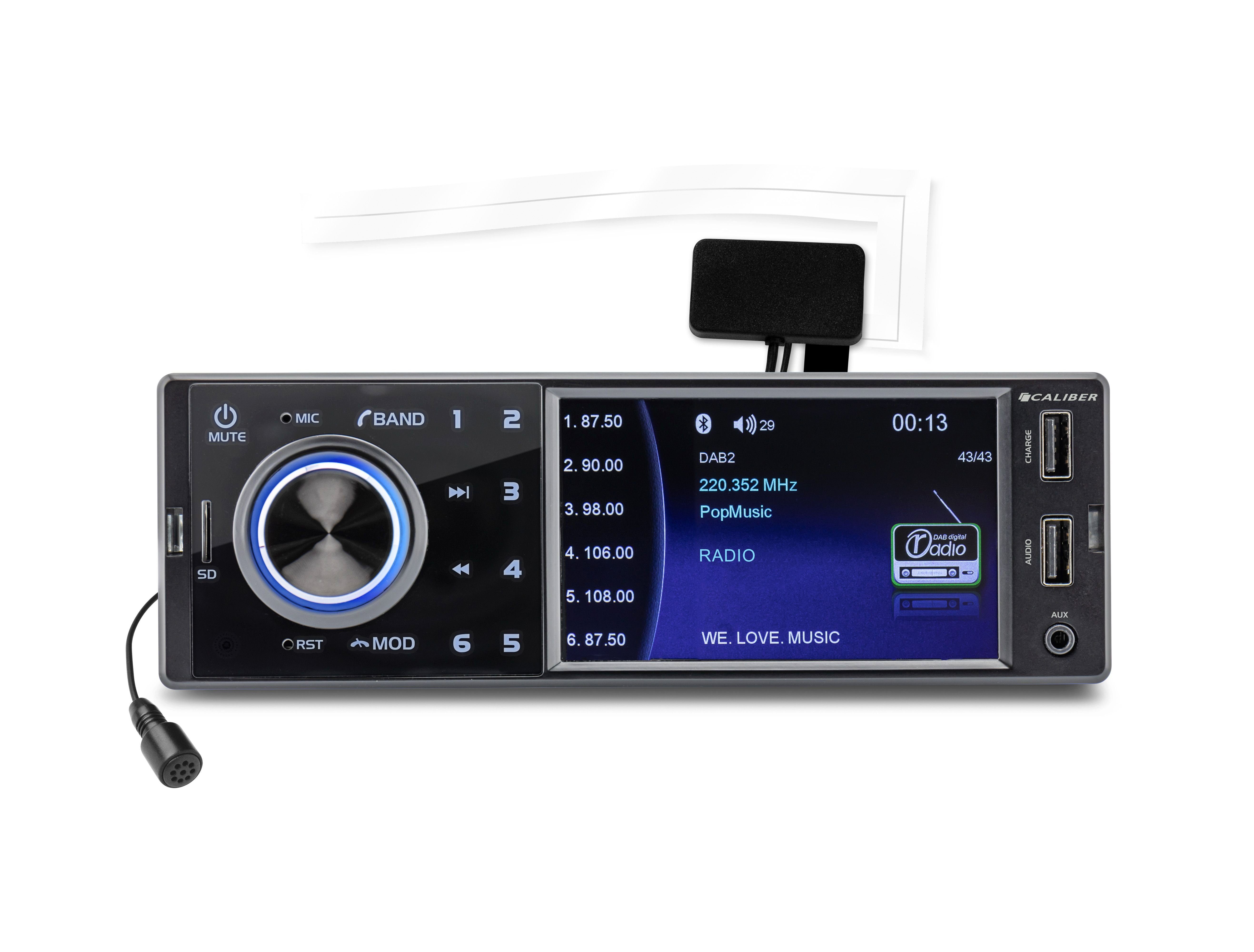 Caliber »Autoradio mit DAB+ und Bluetooth - Schwarz (RMD402DAB-BT)«  Autoradio online kaufen | OTTO