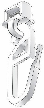 HINNO Klick-Gleiter hinno-clic HC32, Gardinen, Gardinenschienen, Vorhänge, Gardinenleisten, Innenlaufsysteme, Gardinenstangen, (100-St), HINNO Clic-Gleiter