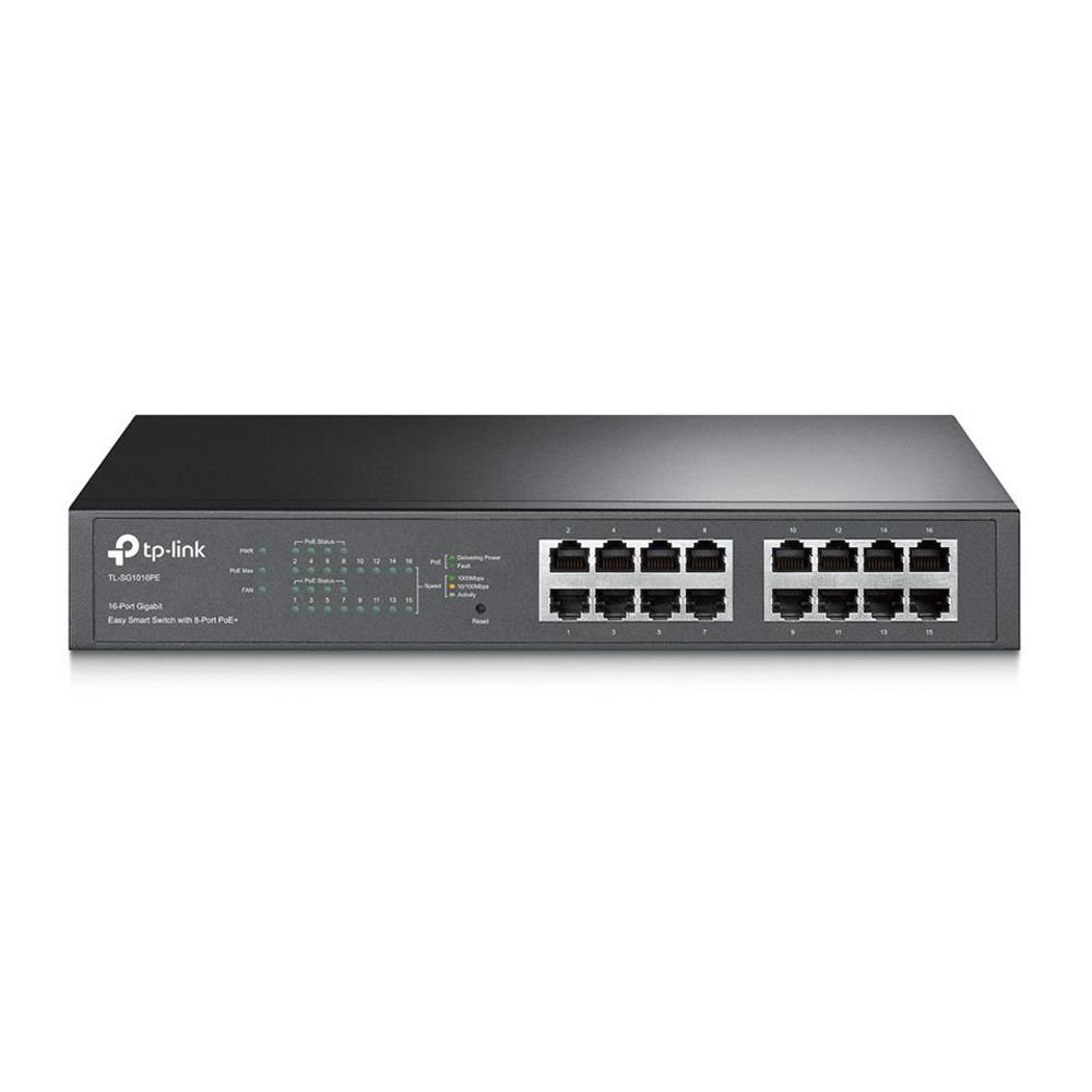 TP-Link 16-Port Gigabit Easy Smart Switch mit 8-Port PoE+