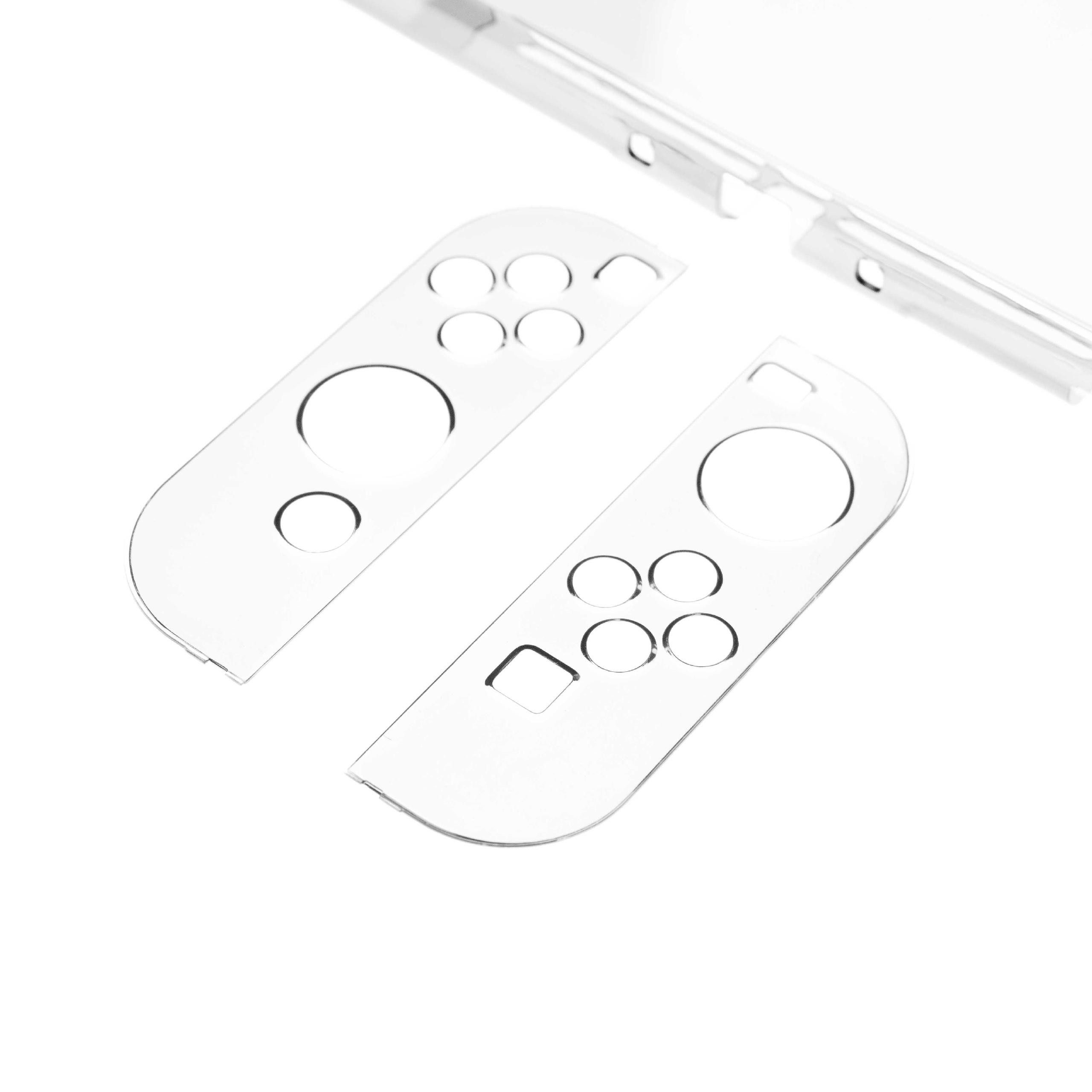 vhbw Konsolen-Cover vhbw Hülle Case kompatibel mit Nintendo Switch Spielkonsole, Controlle, Ergonomisches, flexibles Polycarbonat-Cover