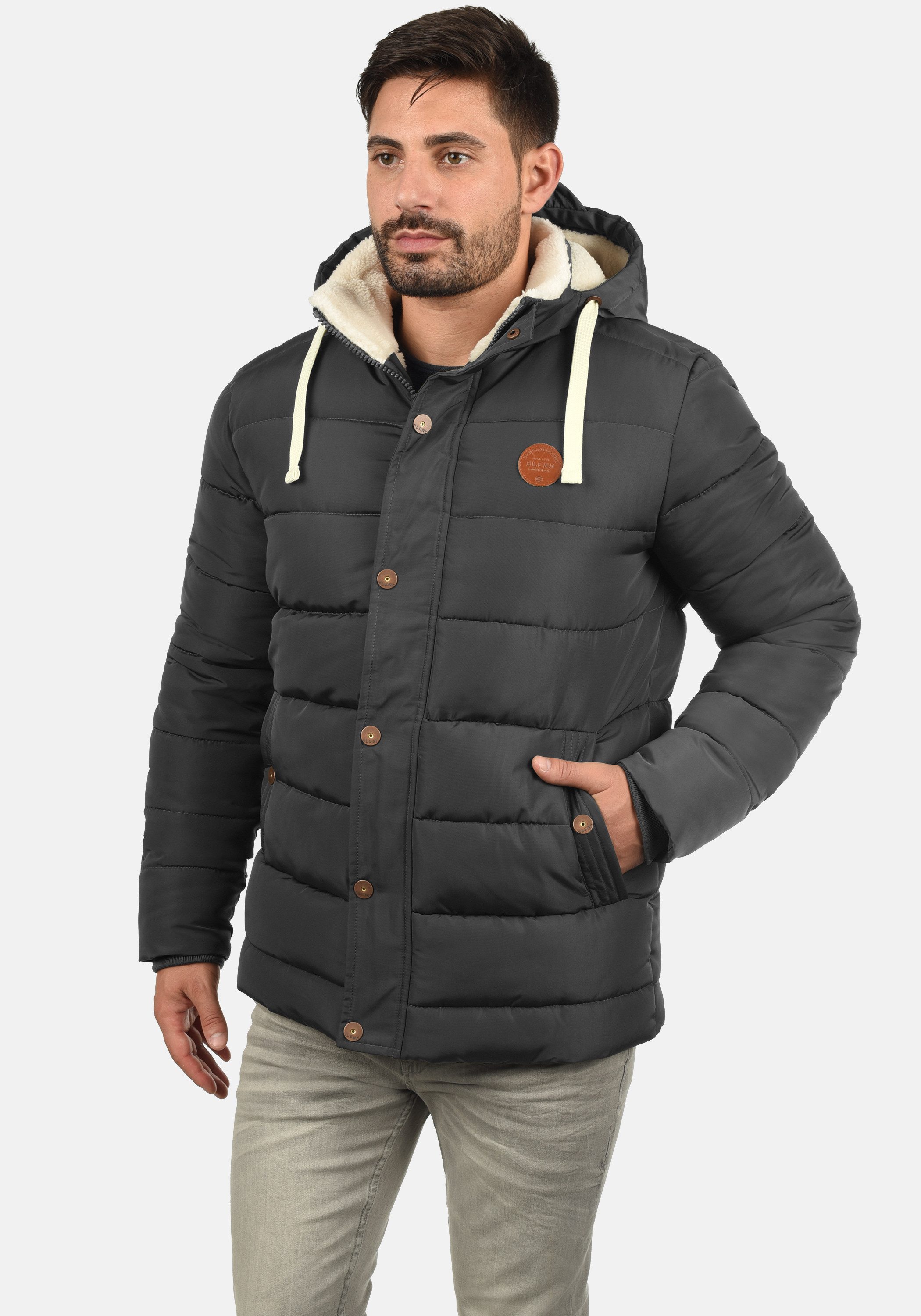Blend Winterjacke BHFrederic (1-St) Warme Jacke mit abnehmbarer Kapuze