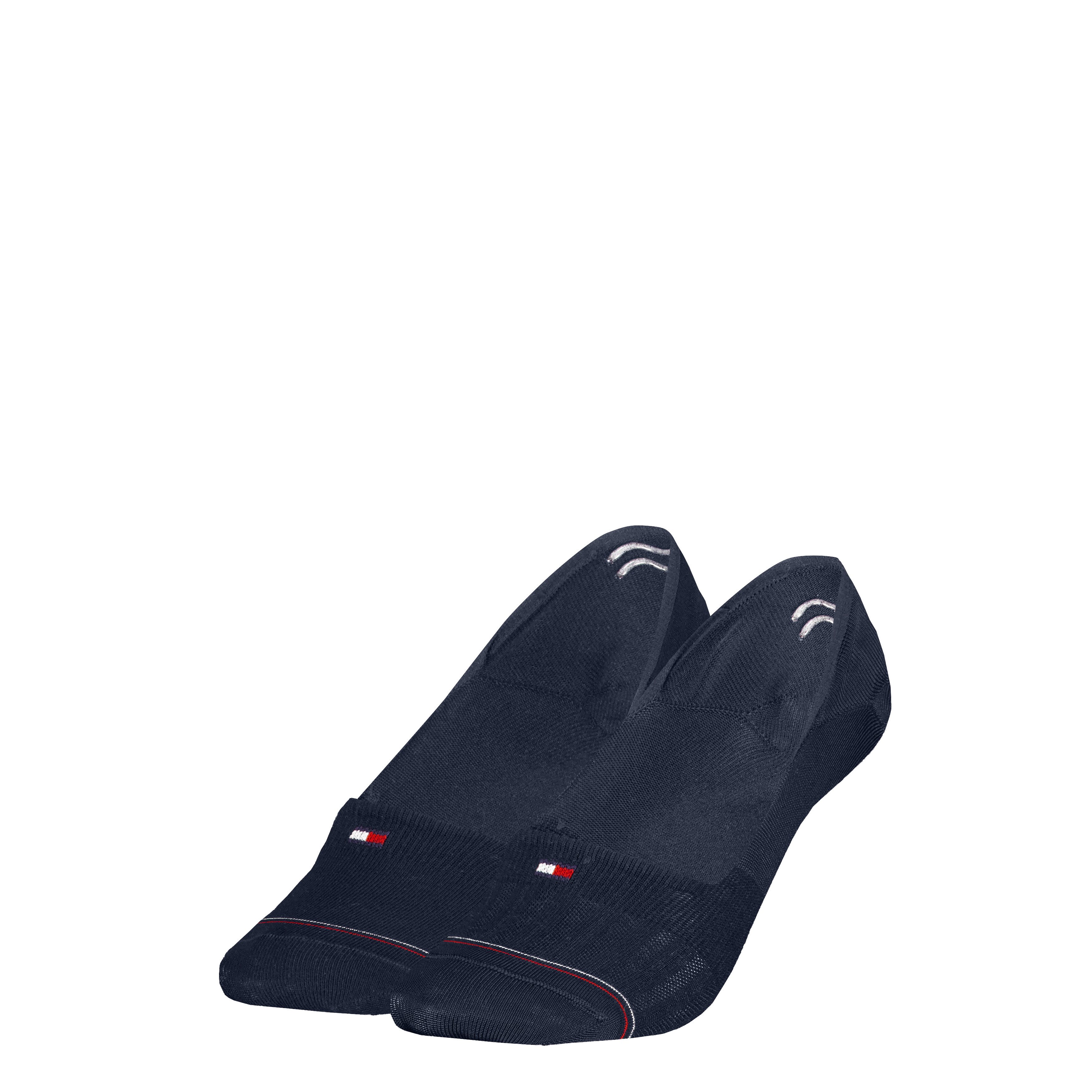 Tommy Hilfiger Füßlinge TH WOMEN FOOTIE MC 2P SHINE (2 Paar) mit silikonisierten Fersenstreifen