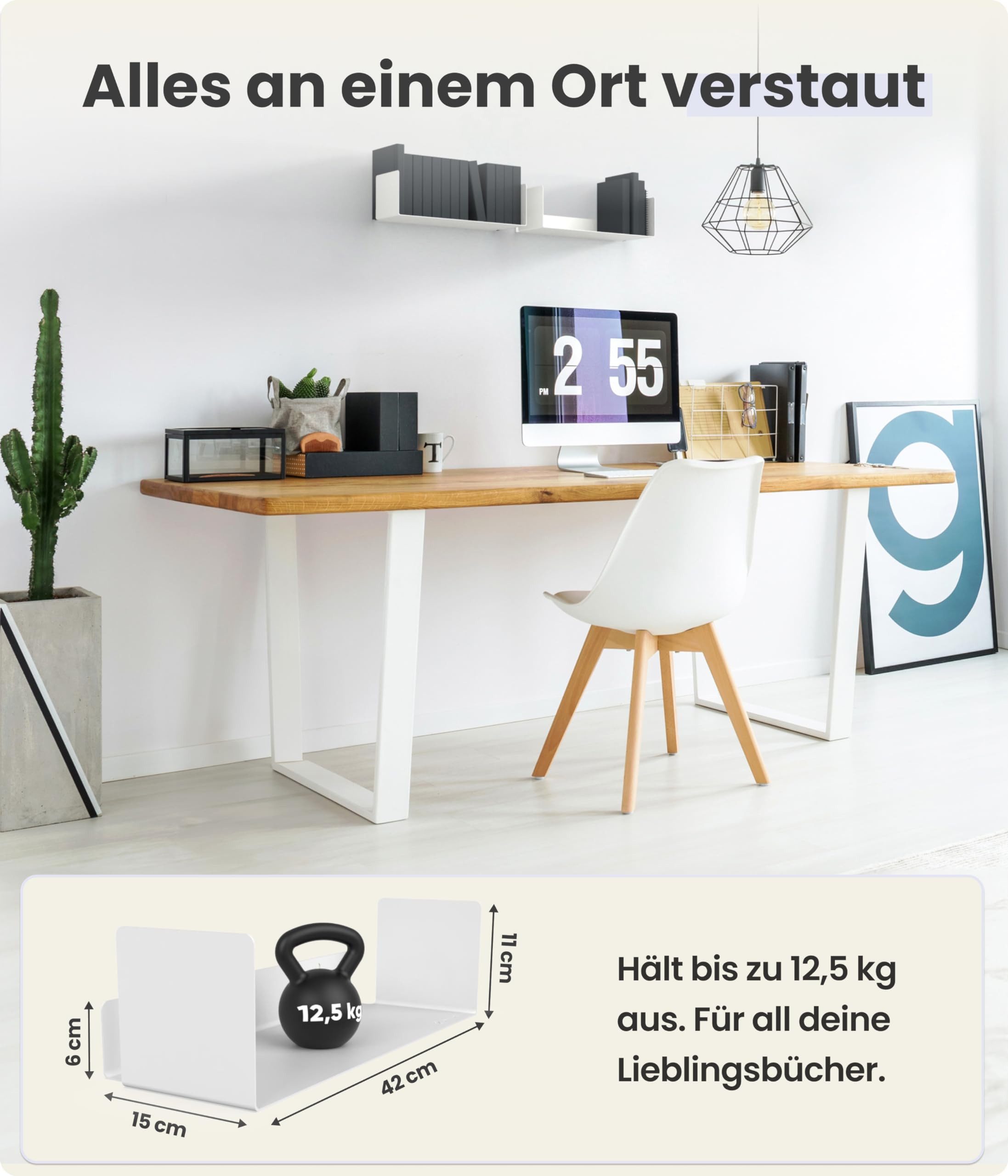 UNITURE Wandregal Moderne Regal Wand Design günstig online kaufen