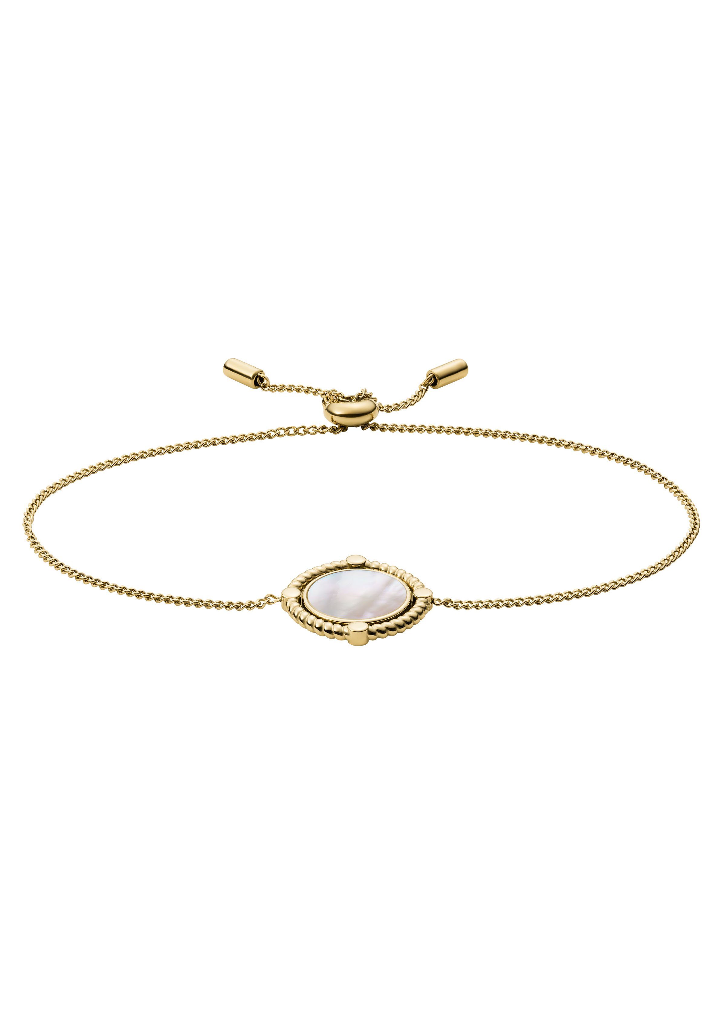 Fossil Edelstahlarmband »VINTAGE ICONIC, JF03799710«, mit Perlmutt