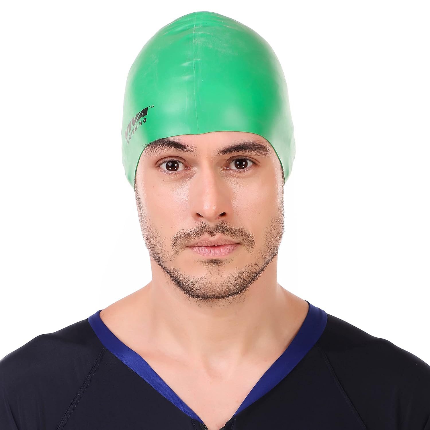 Vector X Badekappe Viva Sports Badekappe Für Männer und Jungen, Material: Silikon (Verkaufspaket: 1 Badekappe), Langlebigkeit und eine bequeme Passform für Männer und Jungen