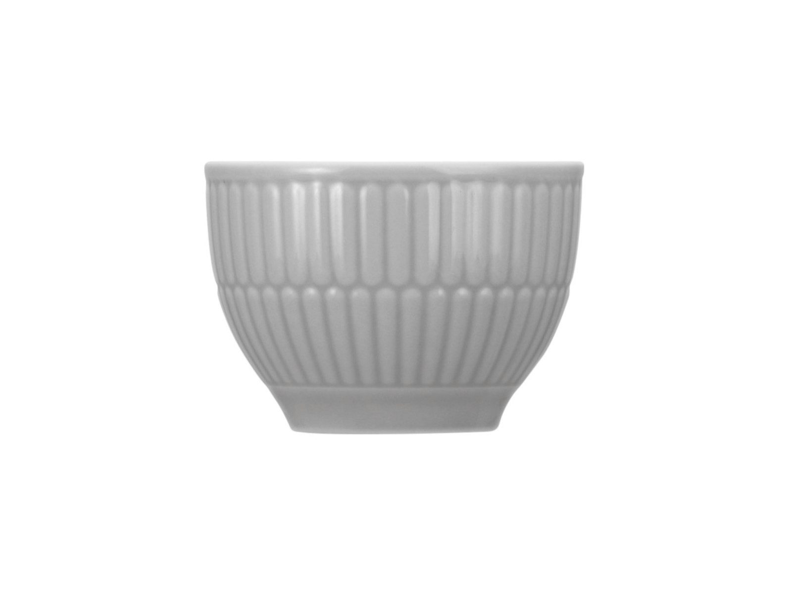 Seltmann Weiden Espressotasse Amina Silbergrau uni Espressoobertasse 0,10l, Porzellan, Tasse Silbergrau Struktur
