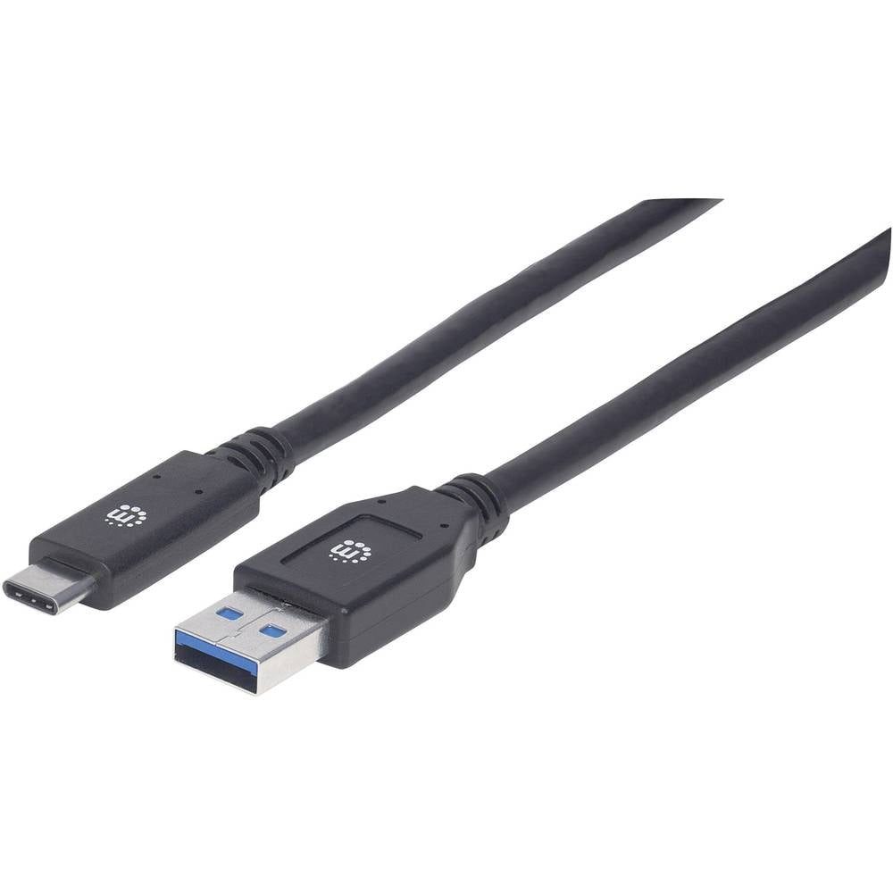 MANHATTAN USB 3.1 Typ C Gen1-Kabel Typ C-Stecker auf Typ USB-Kabel