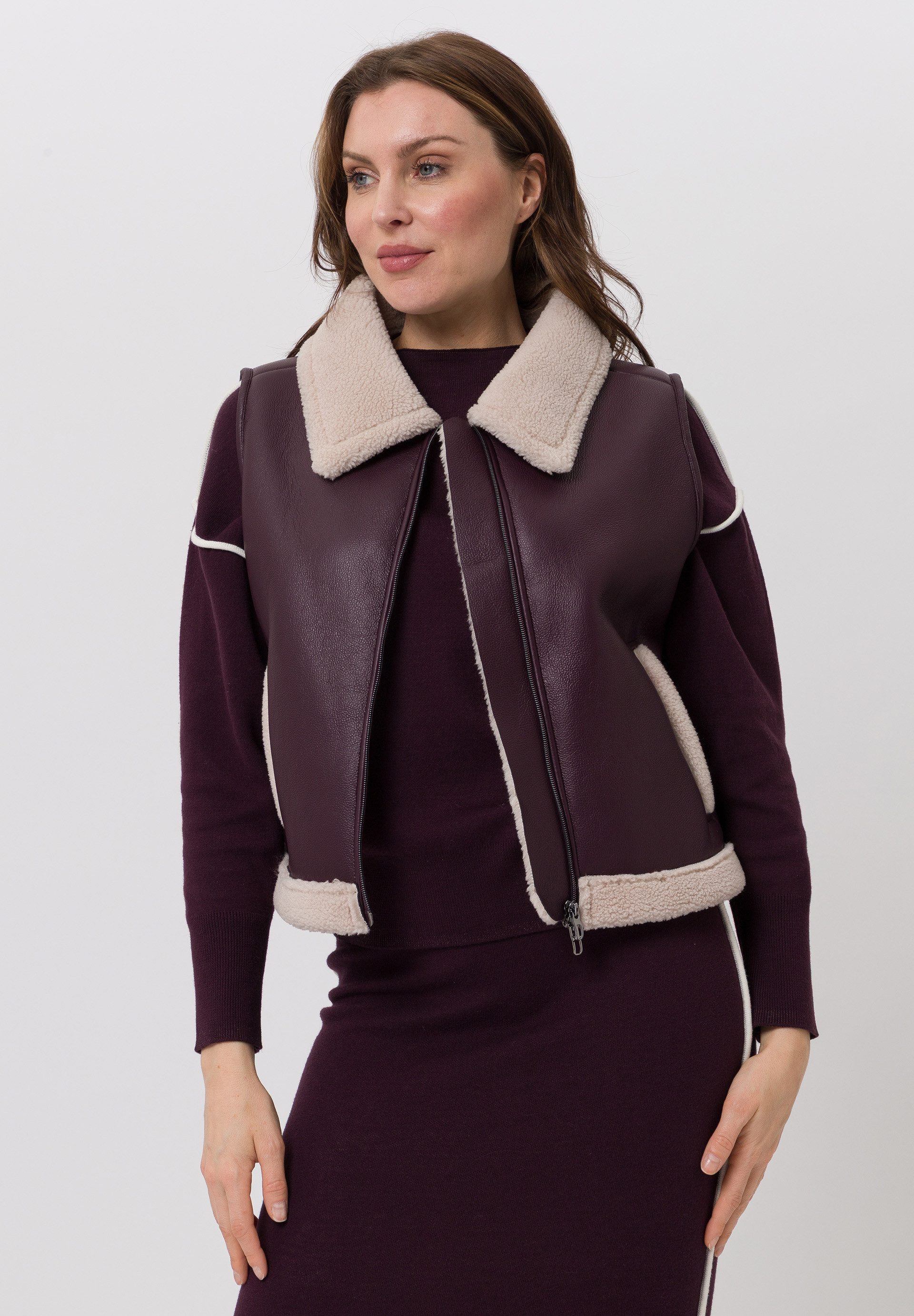 TUZZI Fellimitatweste mit Teddyfutter günstig online kaufen