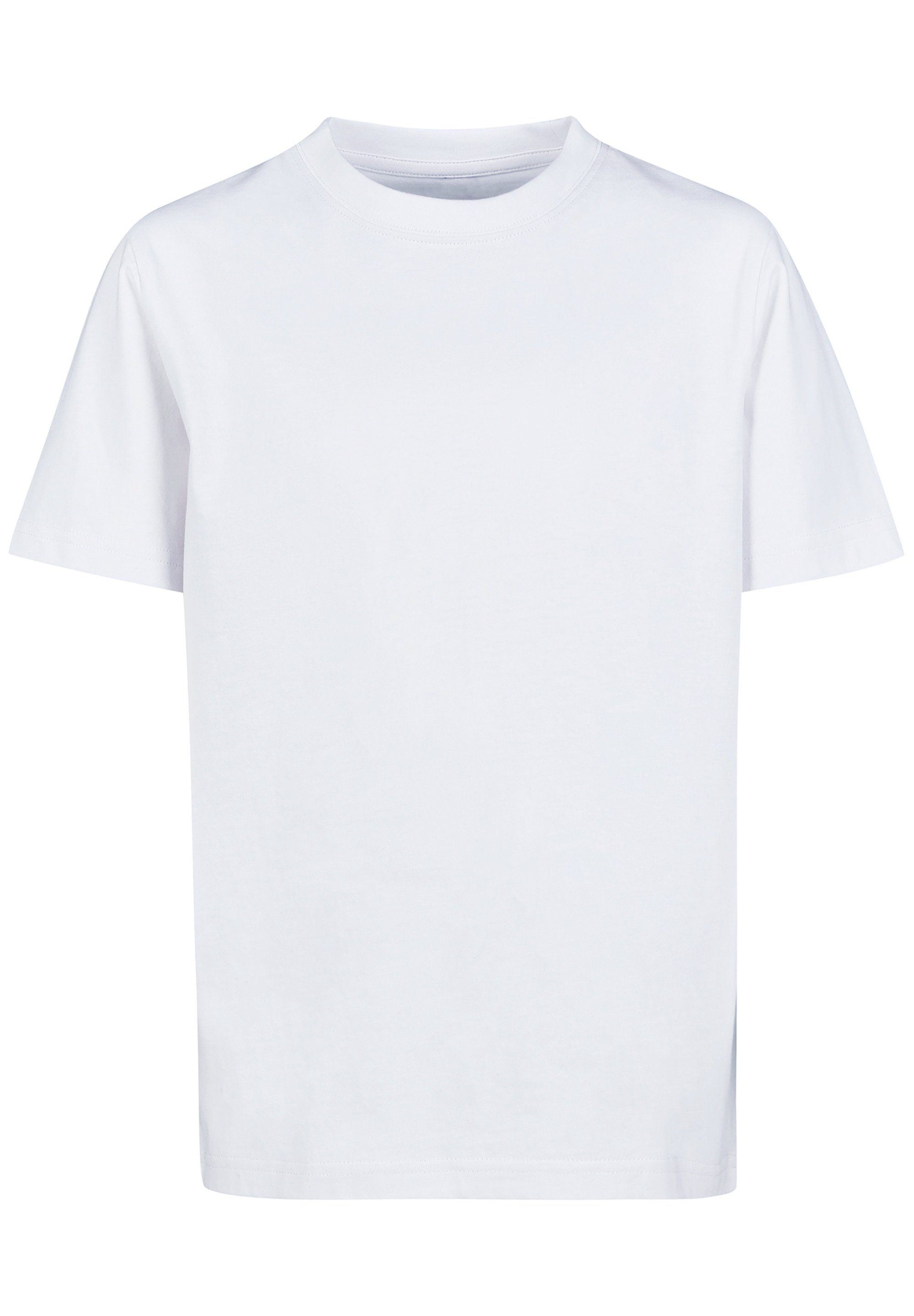 Unisex Blumen Auto T-Shirt Tee F4NT4STIC weiß Print