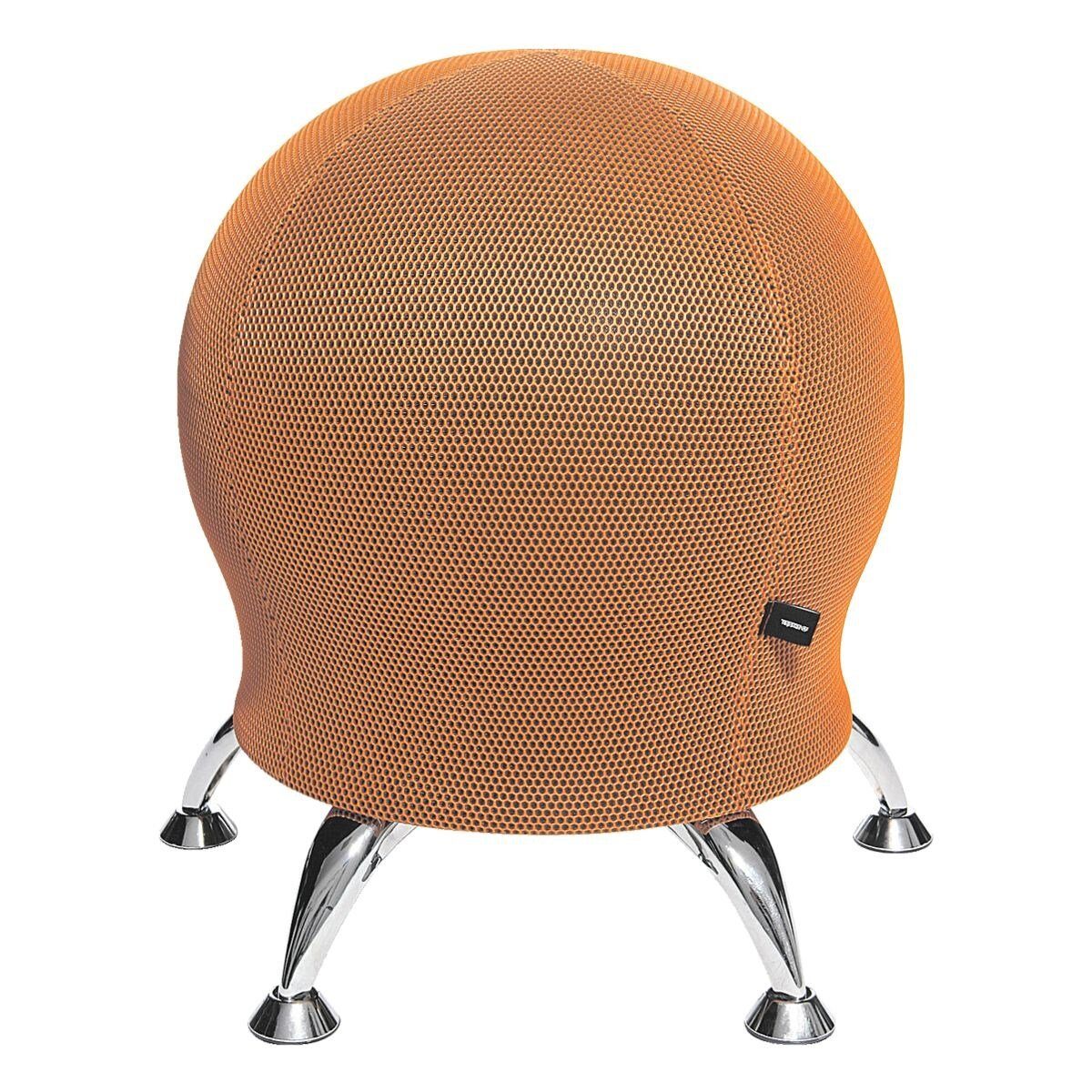 dreidimensional 5, Sitzfläche TOPSTAR Sitness Hocker orange bewegliche