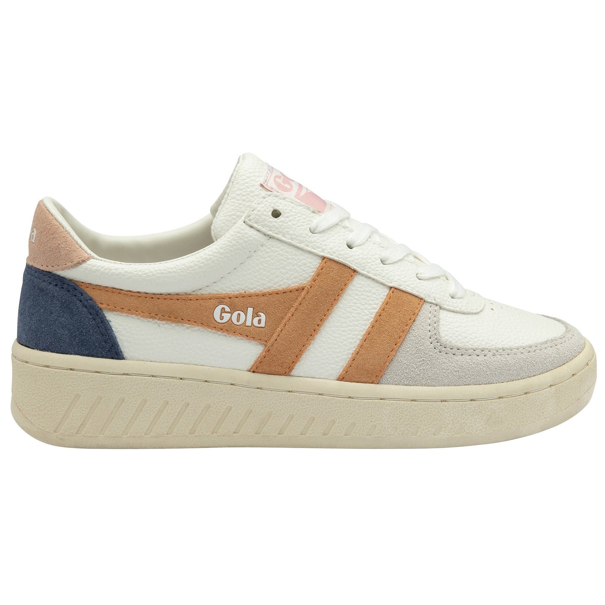 Gola Grandslam Trident weiss/beige/rosa Damen Sneaker
